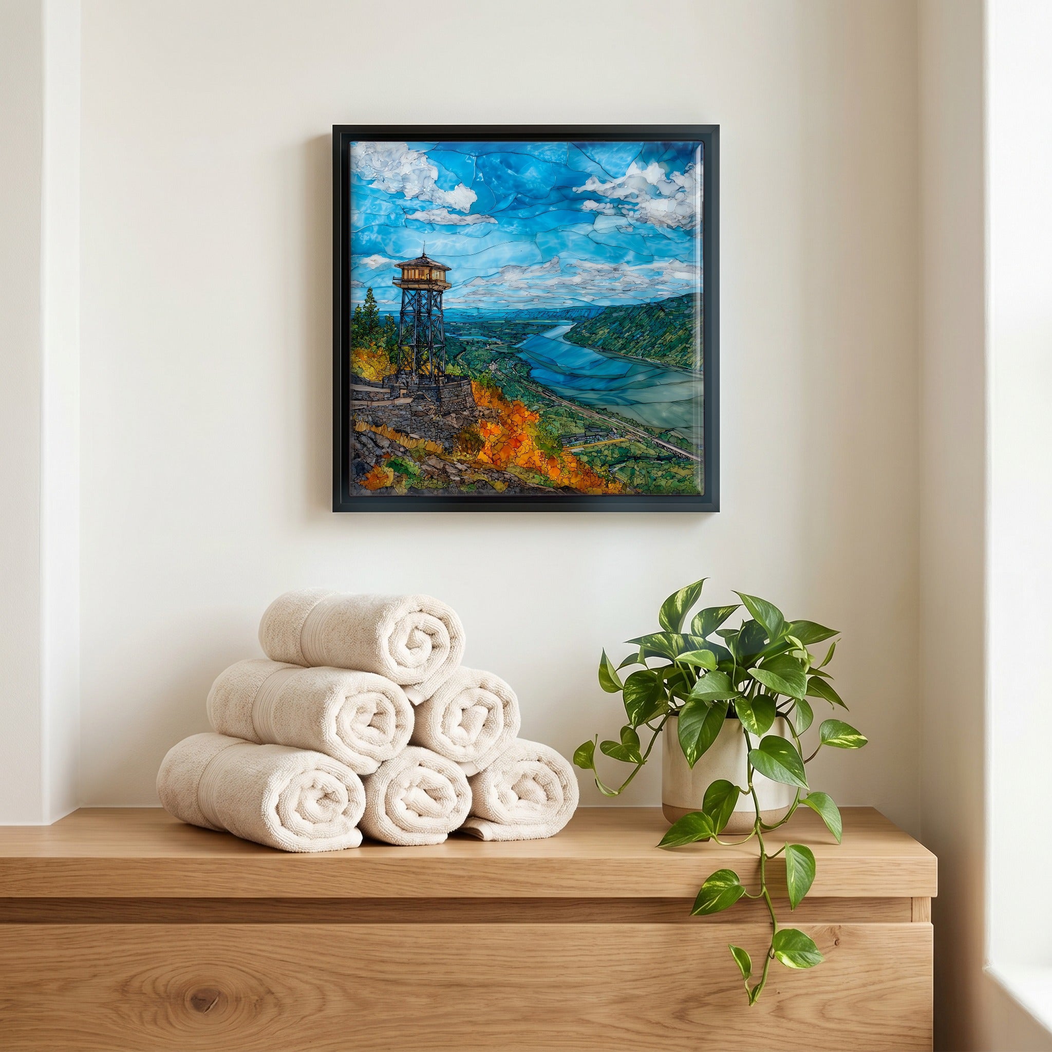 A quiet corner of the bath.