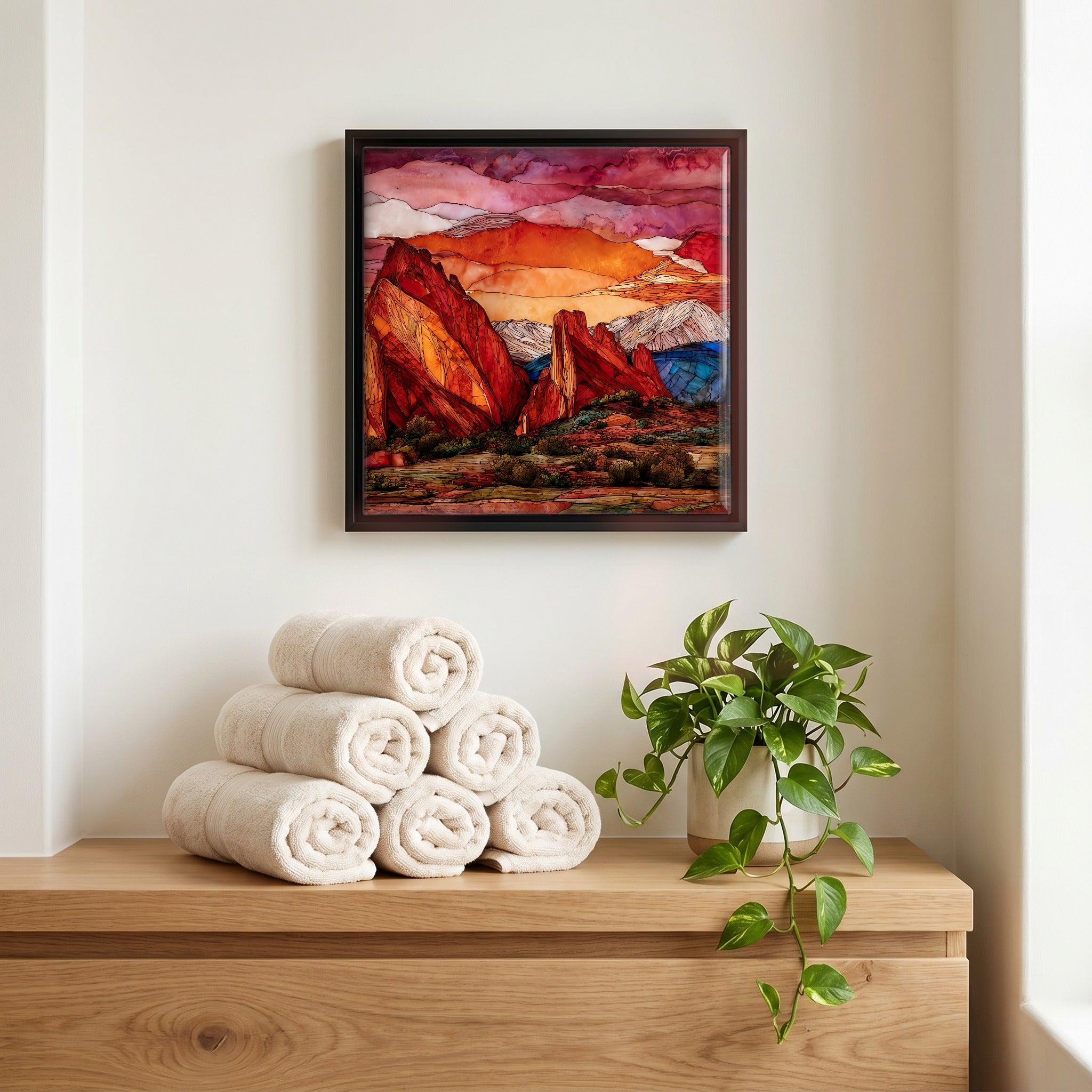 A quiet corner of the bath.