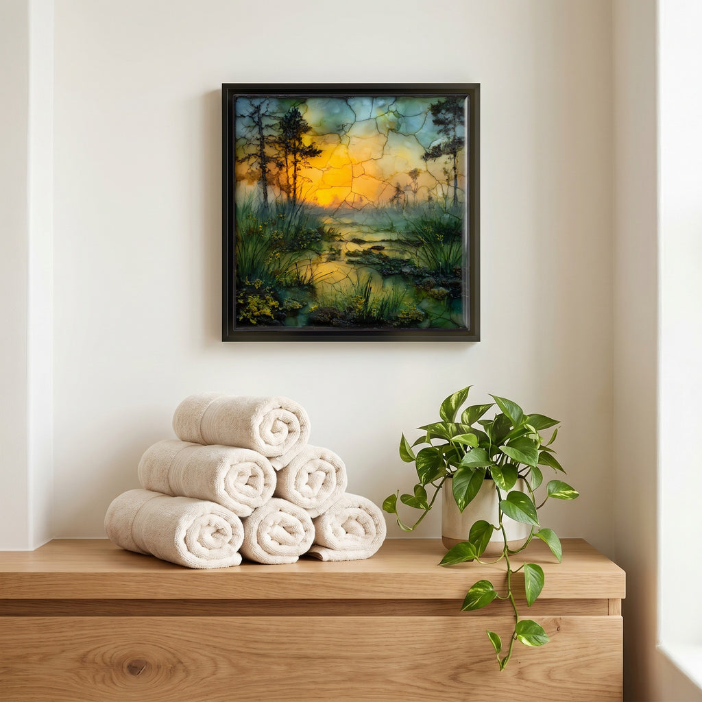 A quiet corner of the bath.