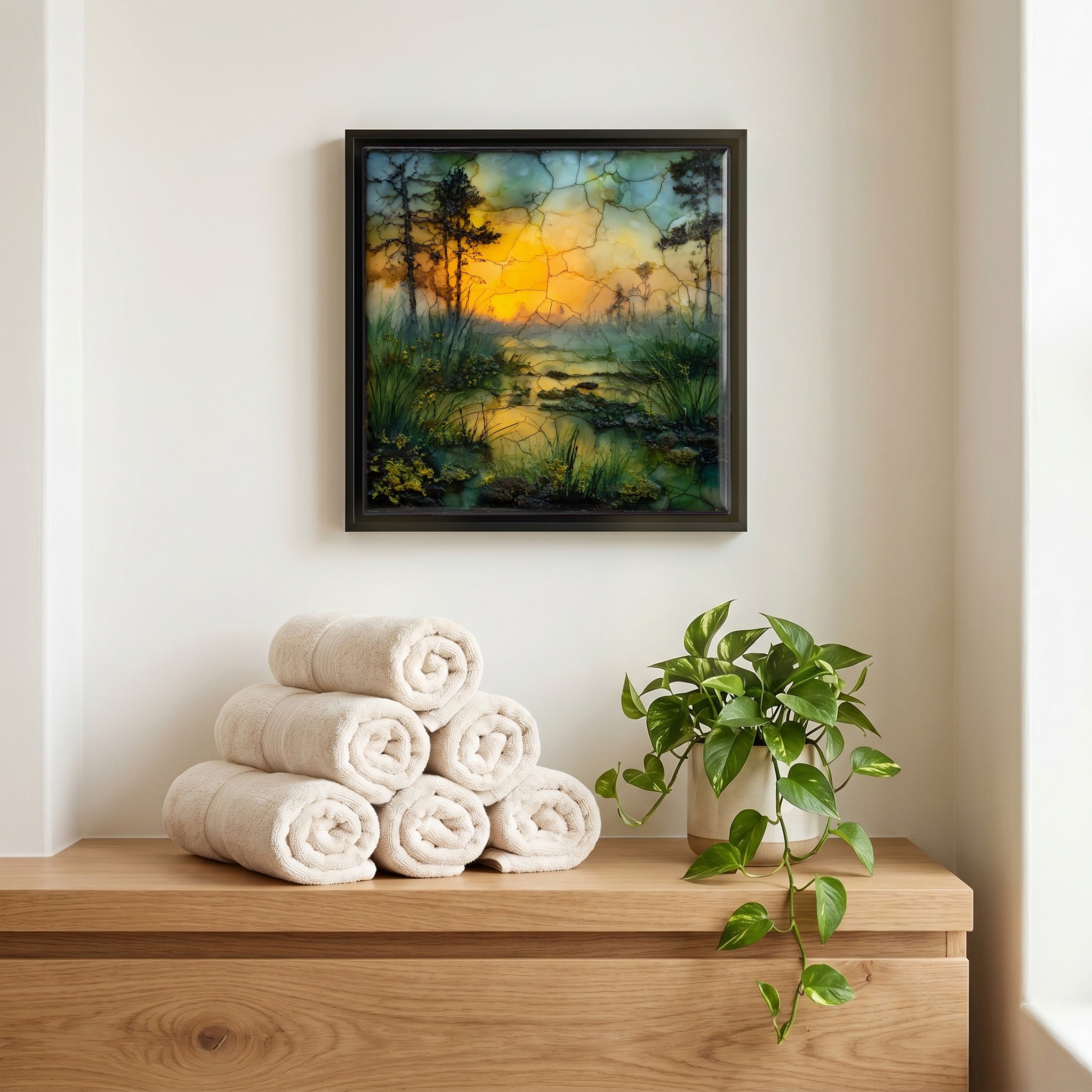 A quiet corner of the bath.