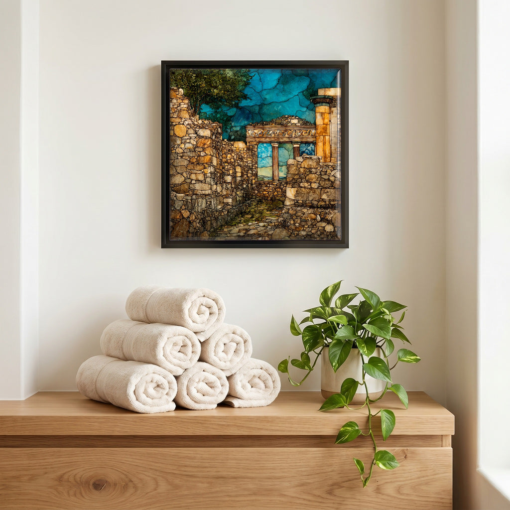A quiet corner of the bath.