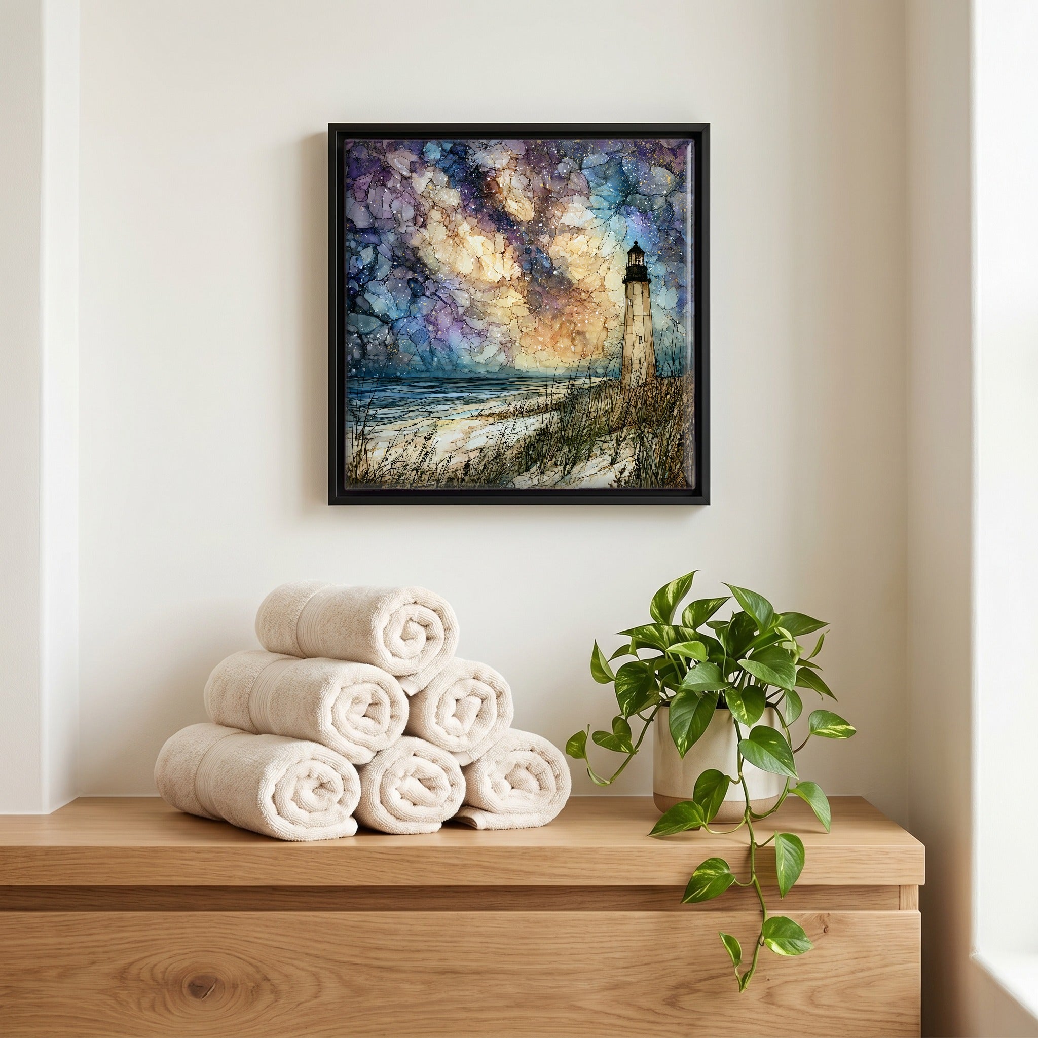 A quiet corner of the bath.