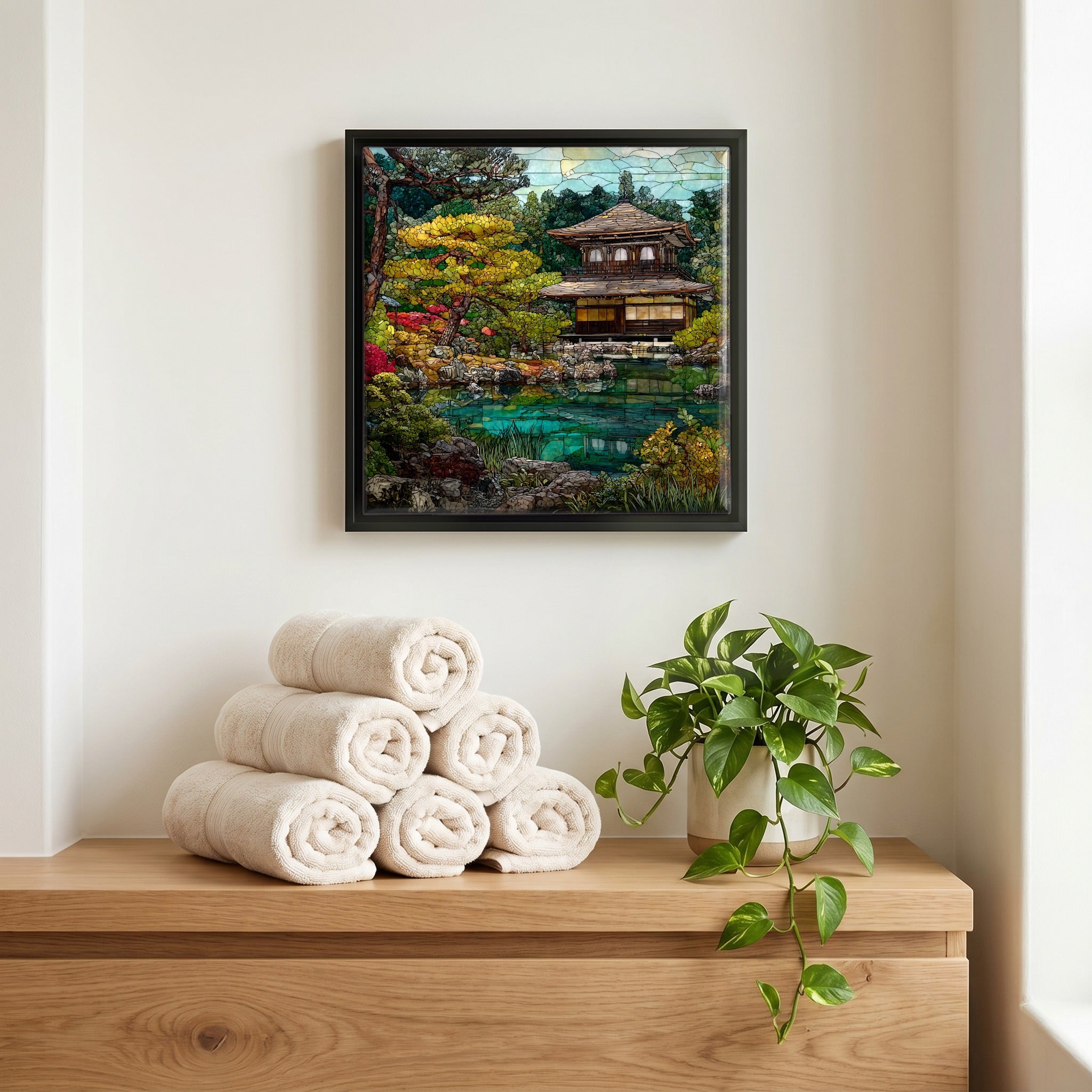 A quiet corner of the bath.