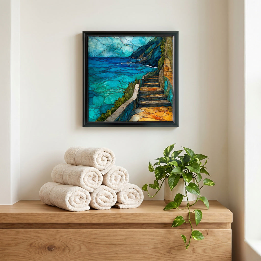 A quiet corner of the bath.
