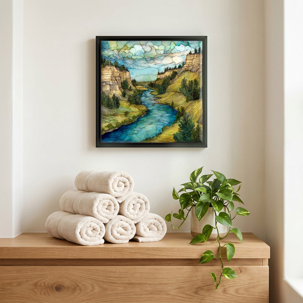 A quiet corner of the bath.