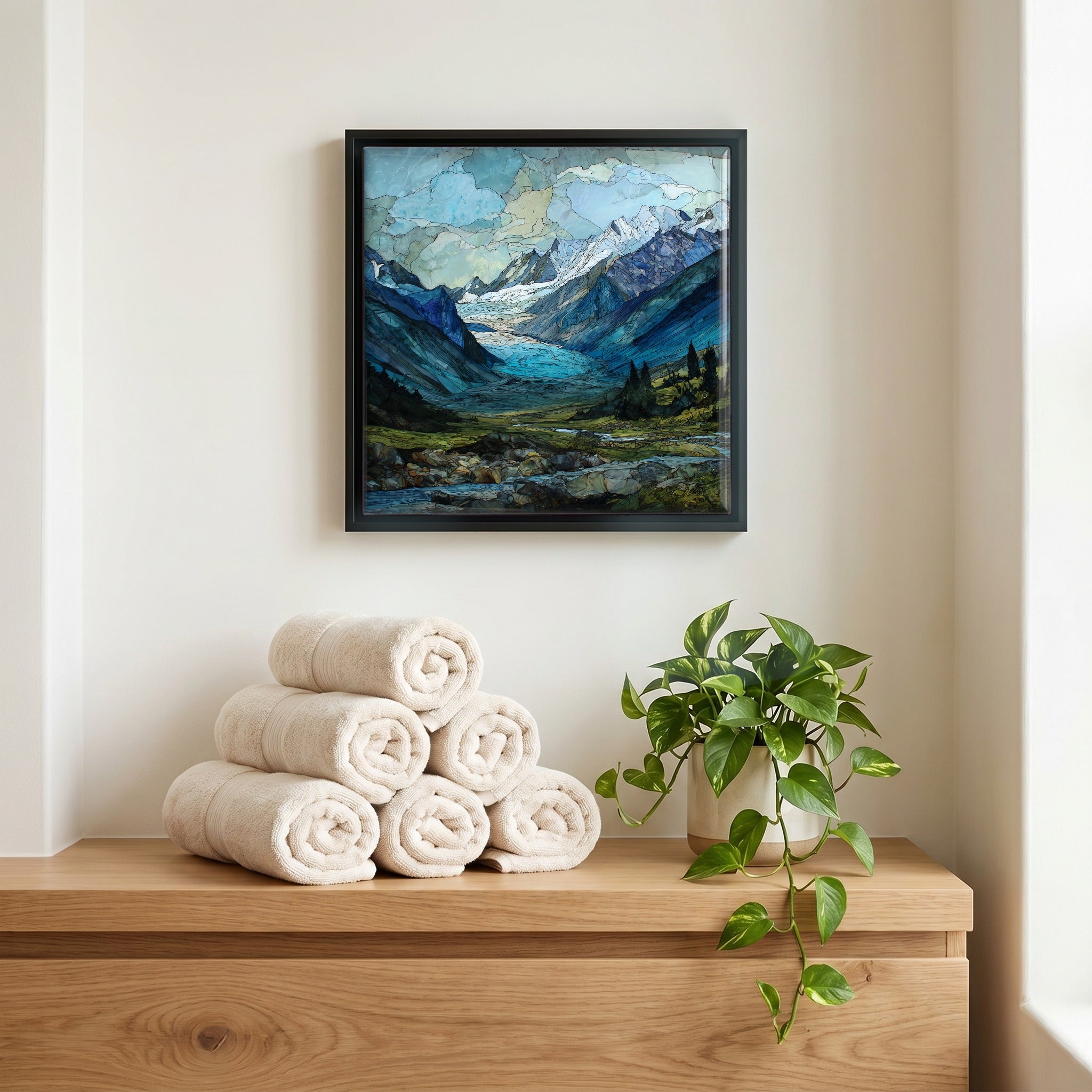 A quiet corner of the bath.