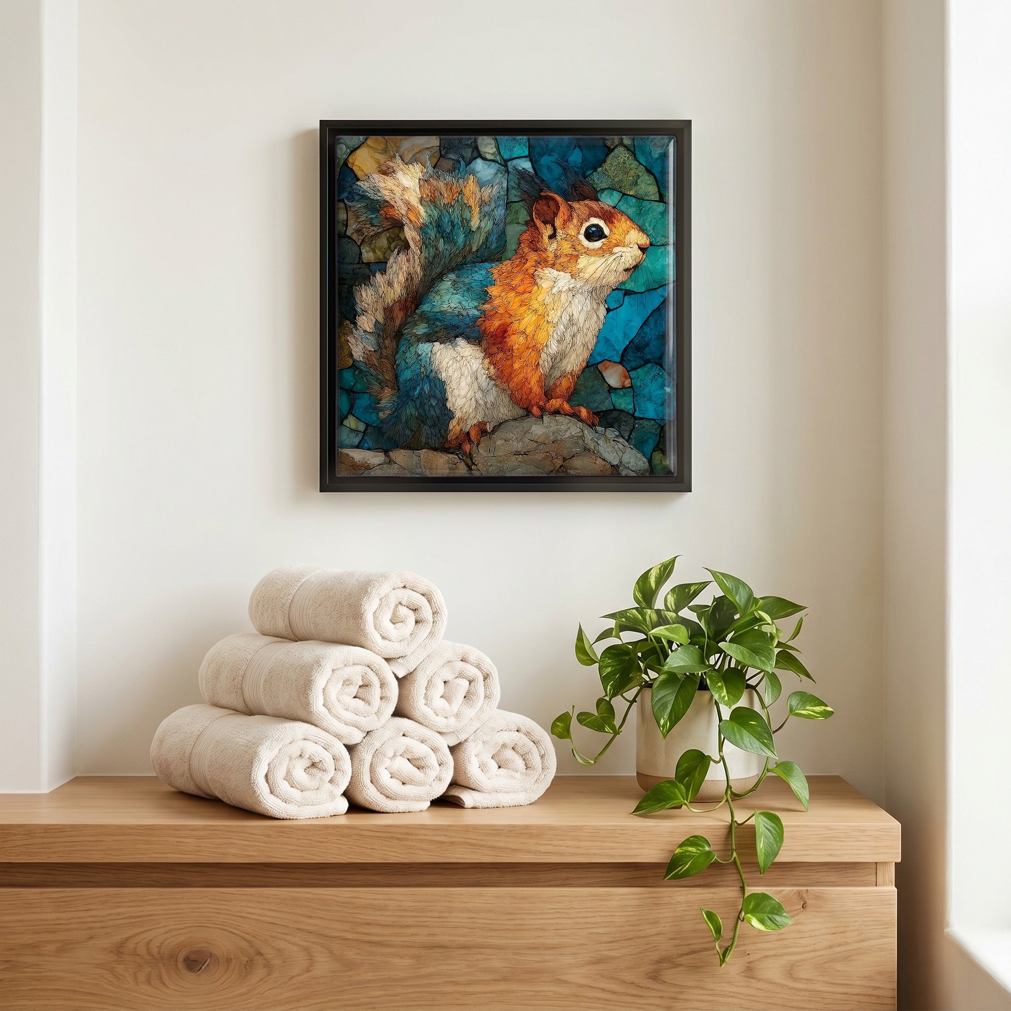 A quiet corner of the bath.