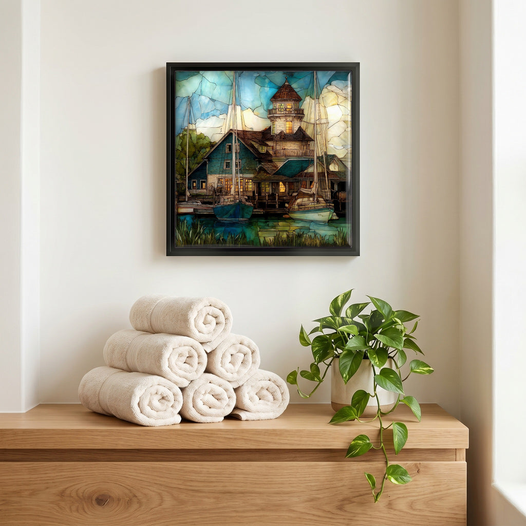 A quiet corner of the bath.