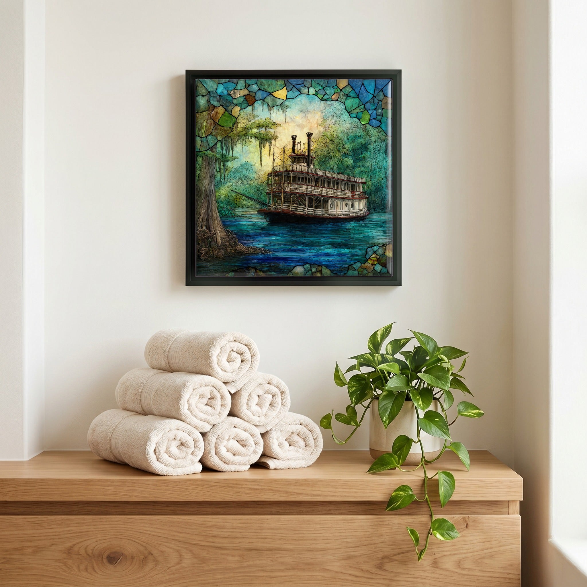 A quiet corner of the bath.