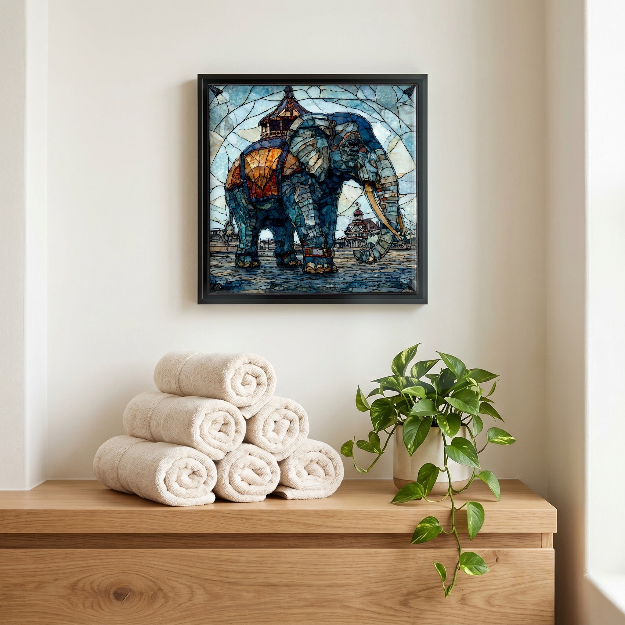 A quiet corner of the bath.