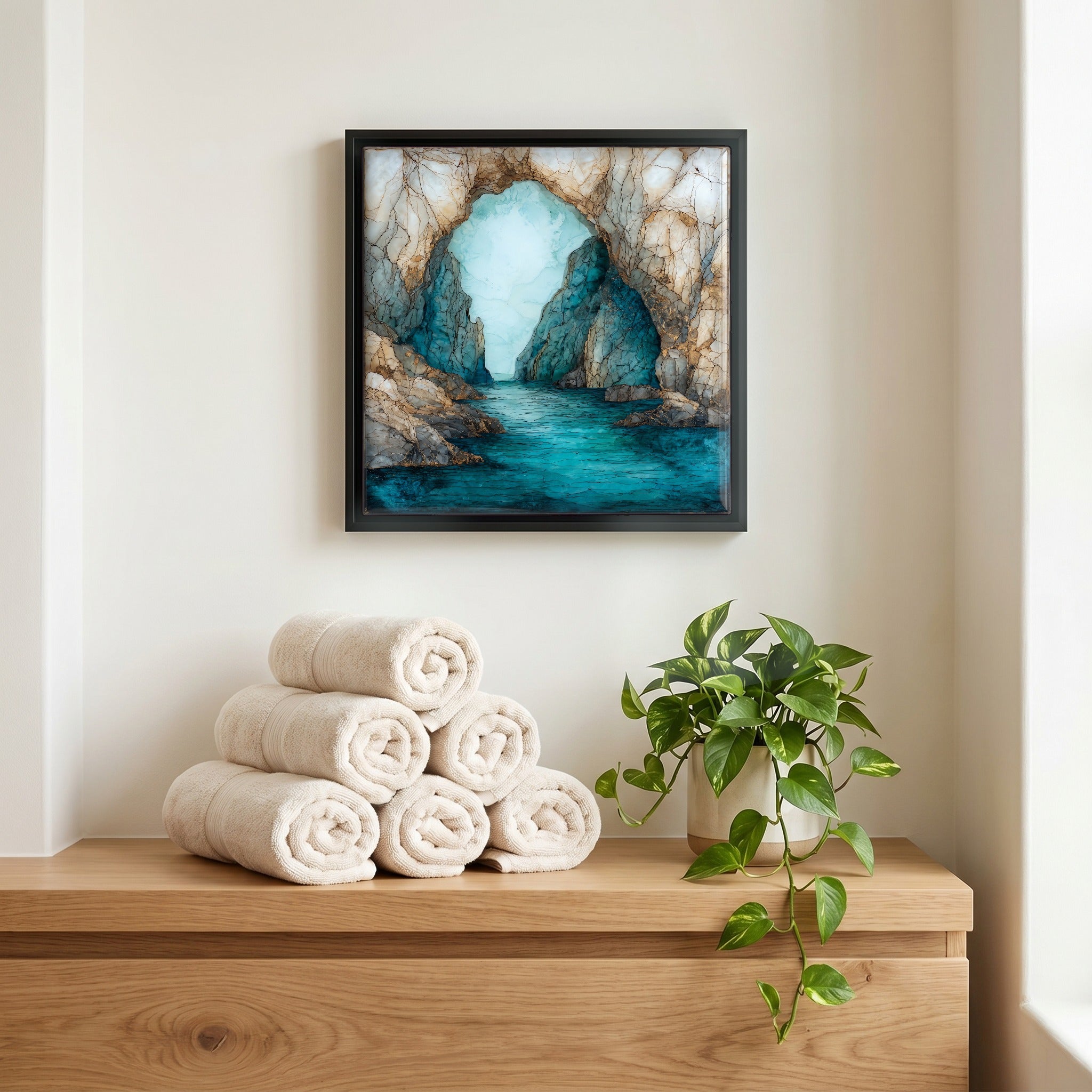 A quiet corner of the bath.
