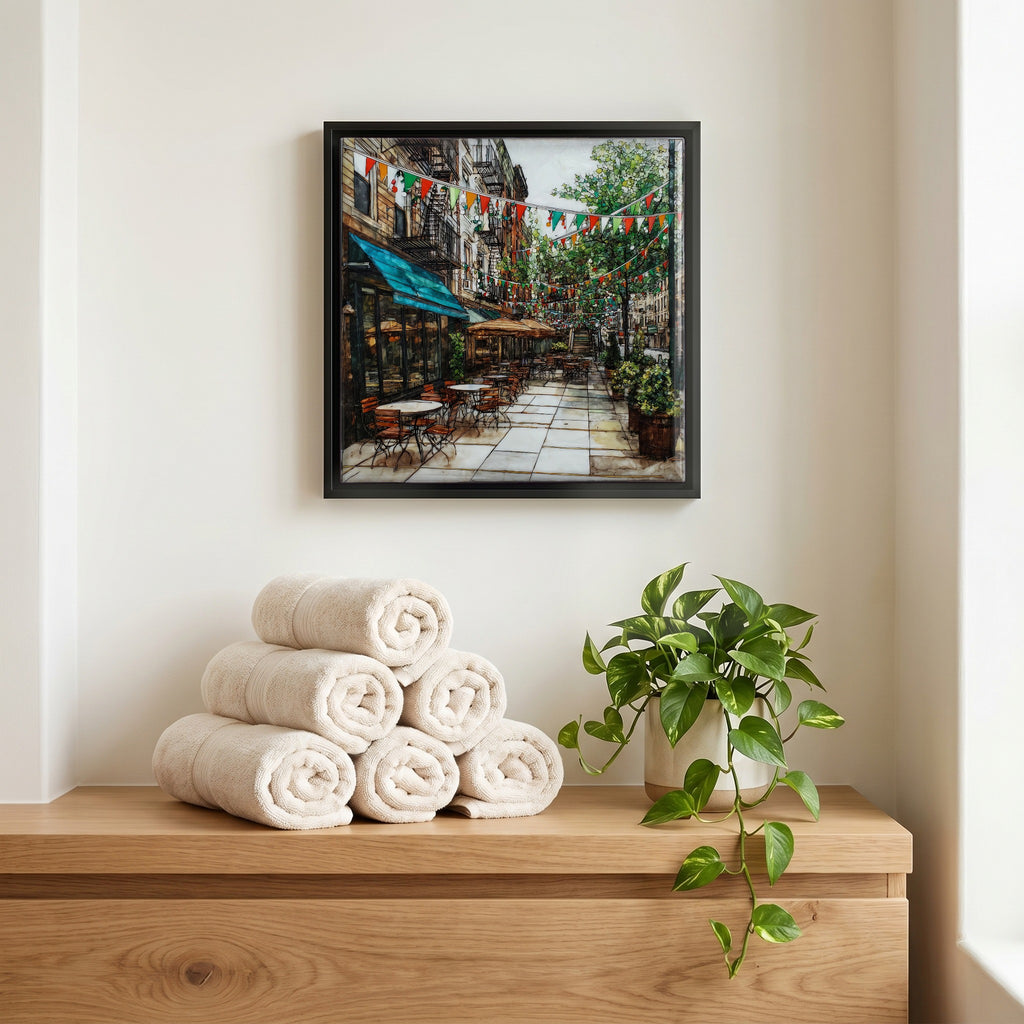 A quiet corner of the bath.