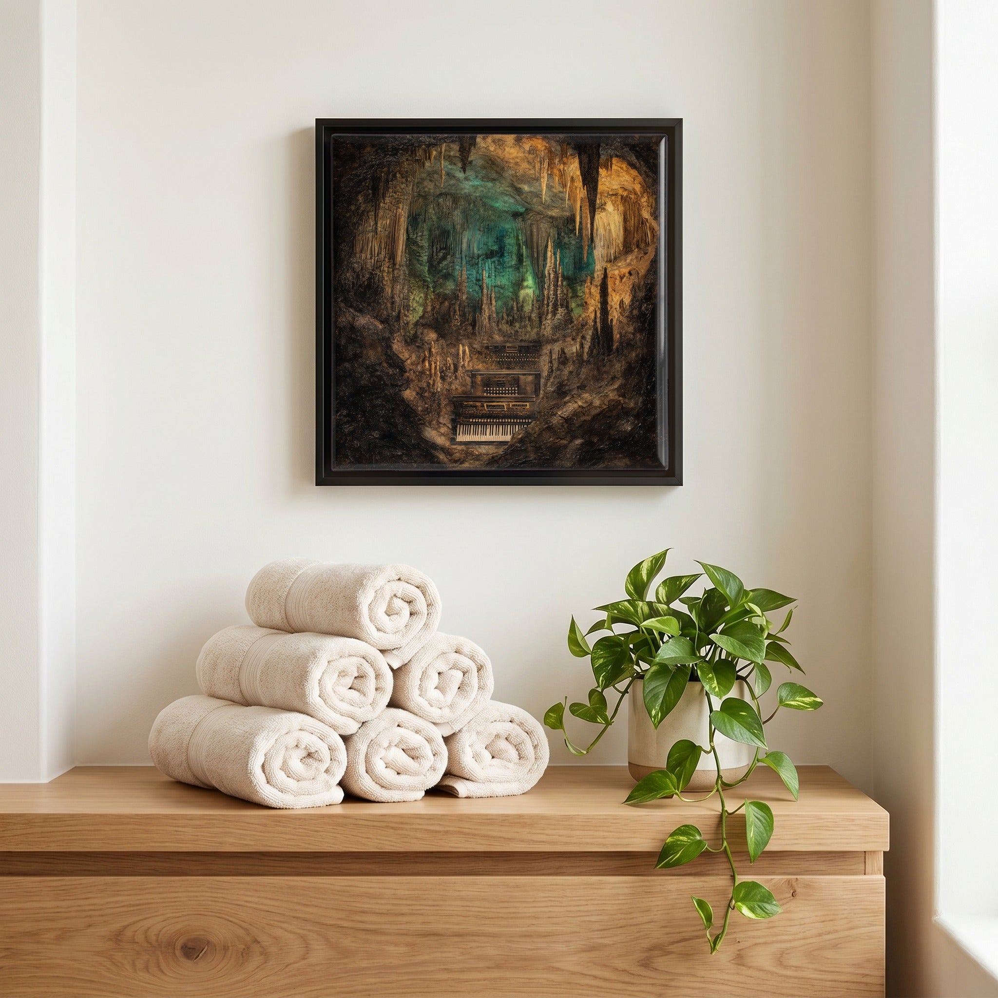 A quiet corner of the bath.