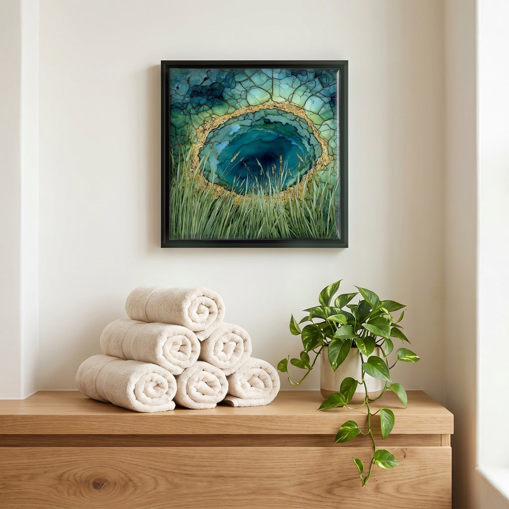 A quiet corner of the bath.