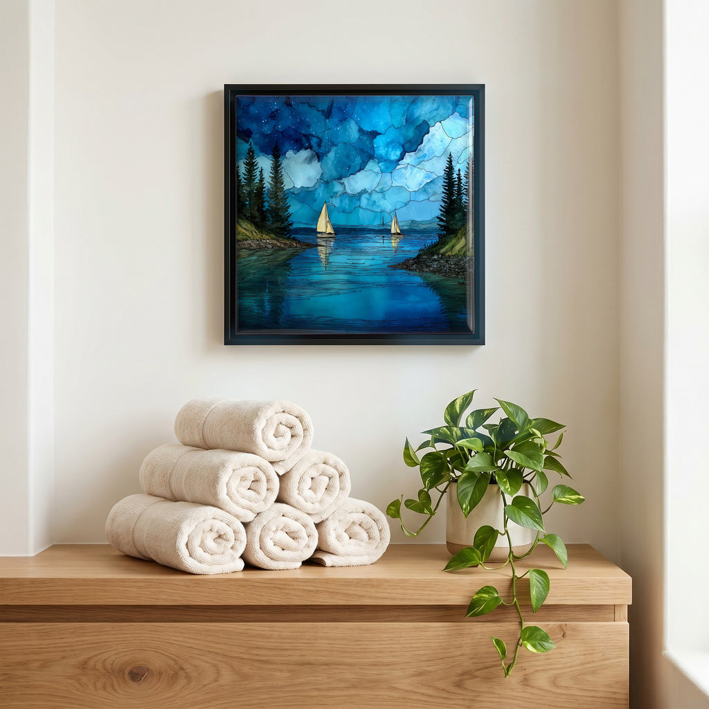 A quiet corner of the bath.