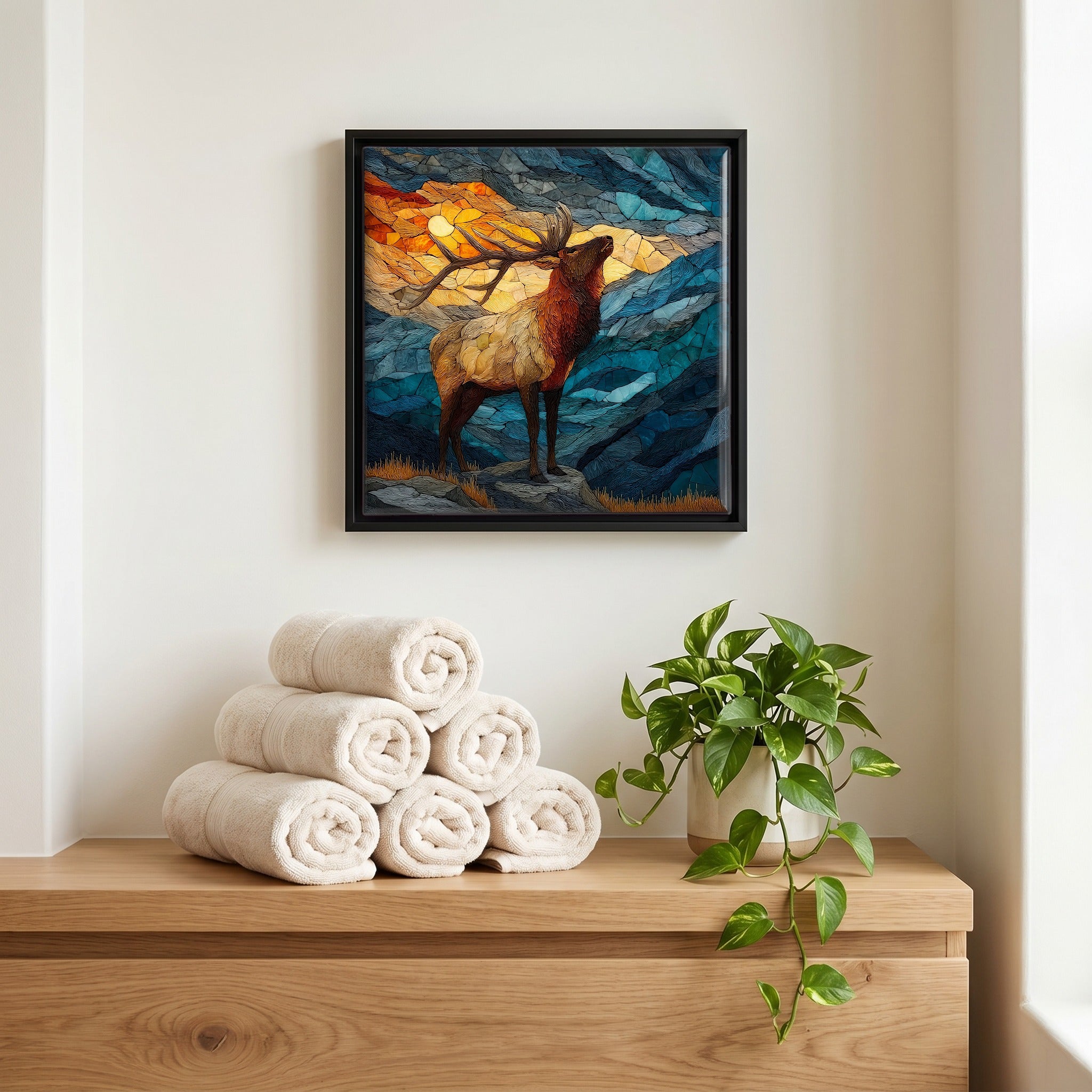A quiet corner of the bath.