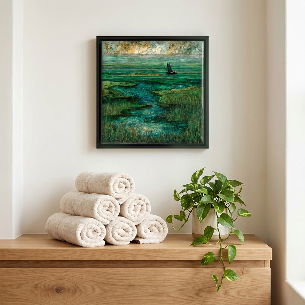 A quiet corner of the bath.