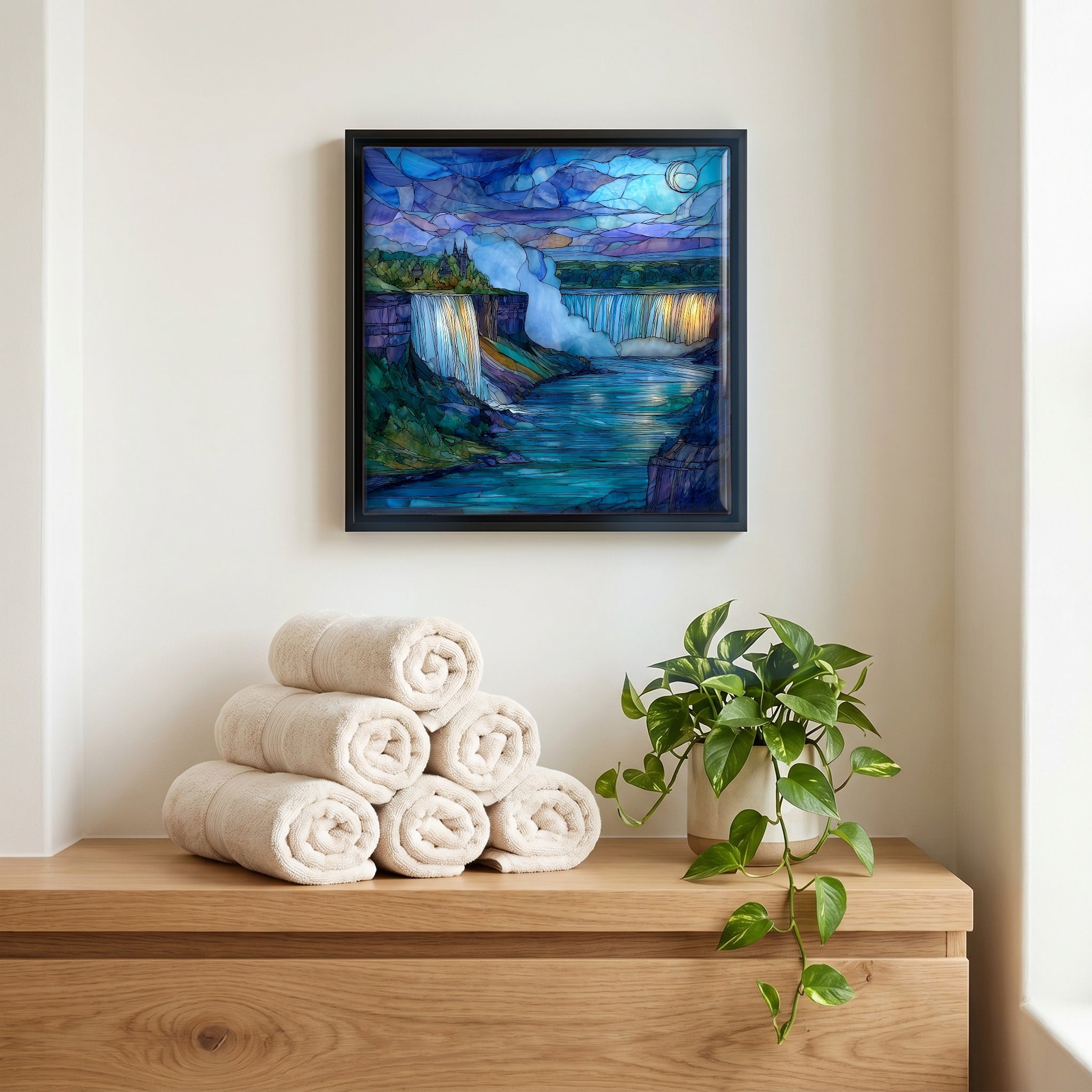 A quiet corner of the bath.