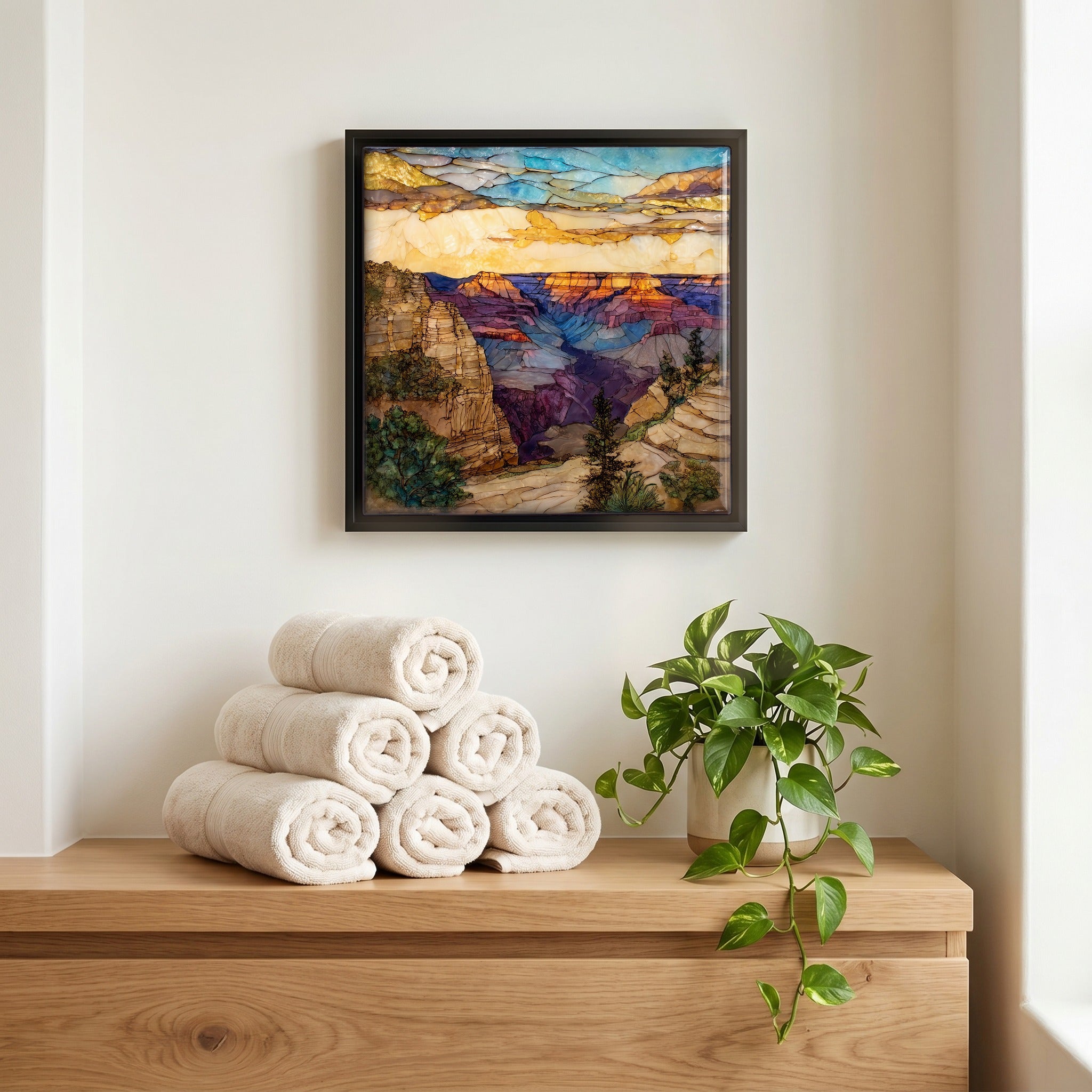 A quiet corner of the bath.