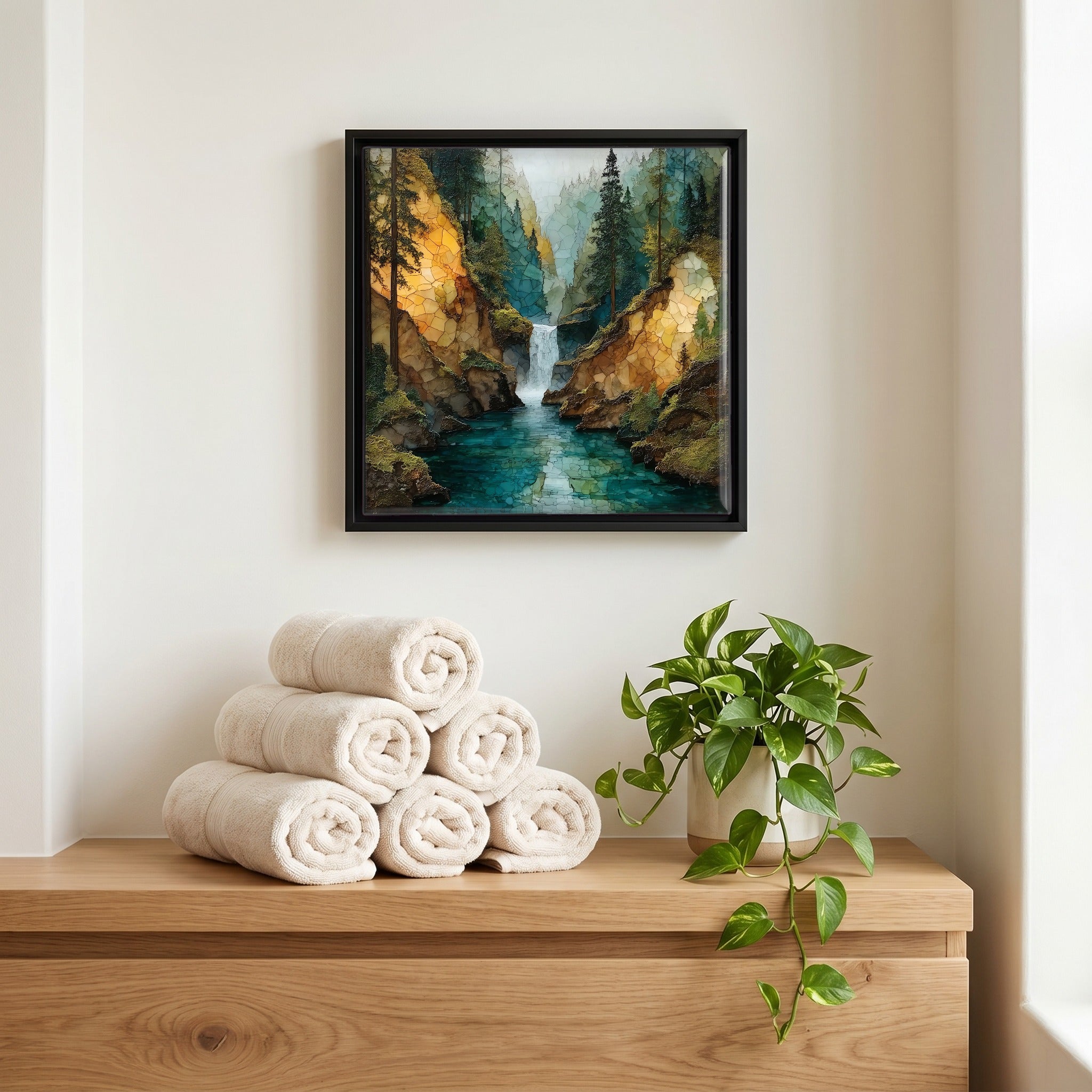 A quiet corner of the bath.