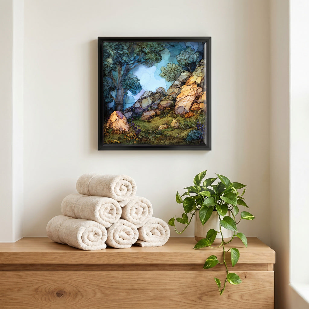 A quiet corner of the bath.