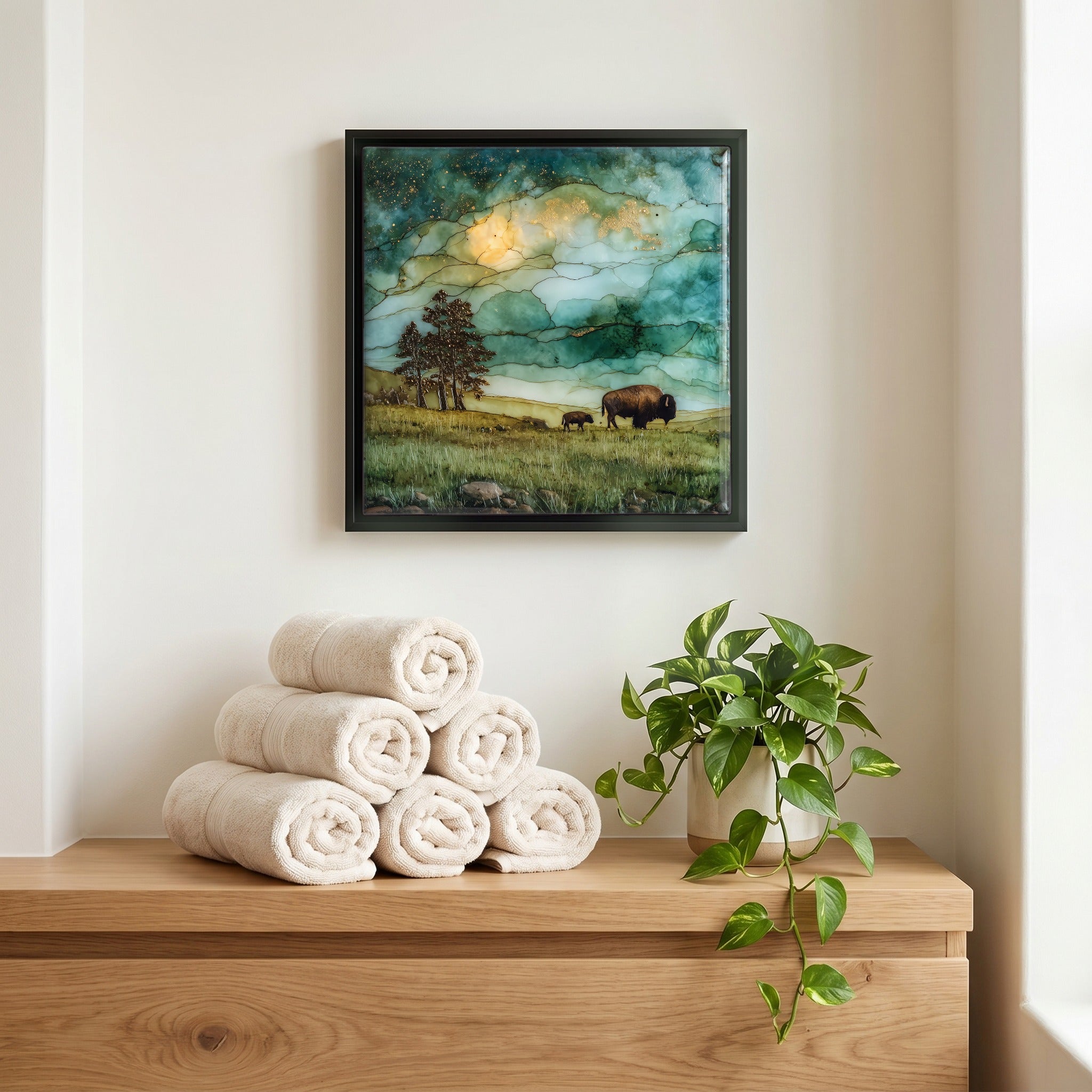A quiet corner of the bath.