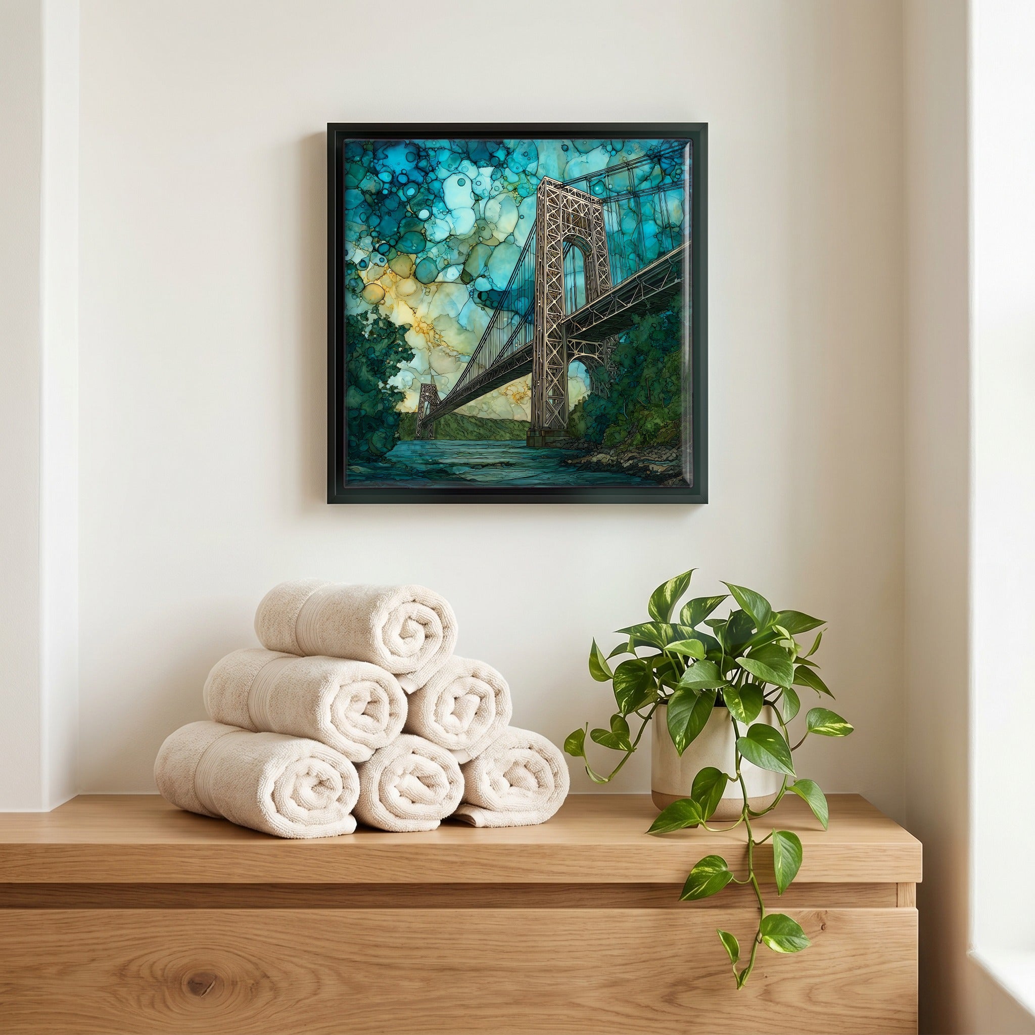 A quiet corner of the bath.
