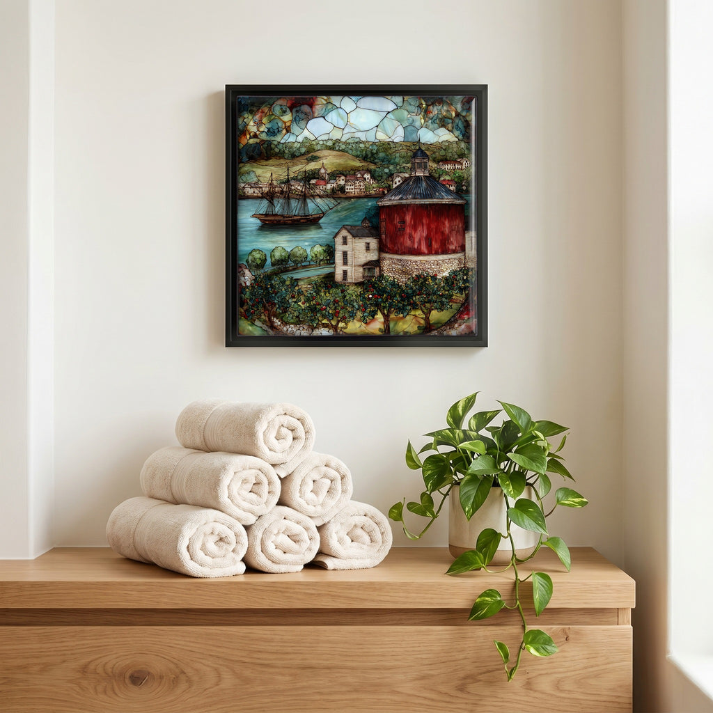 A quiet corner of the bath.