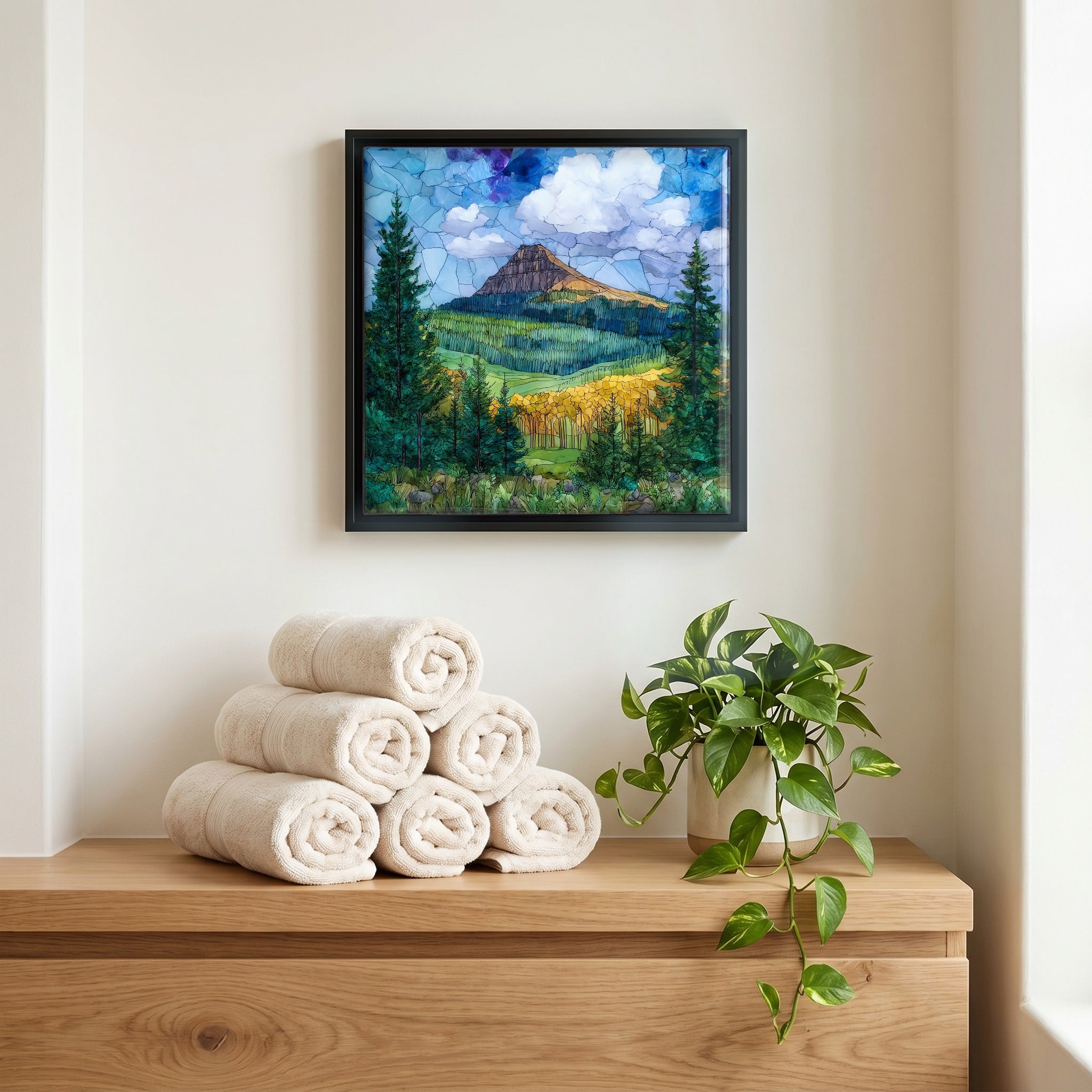 A quiet corner of the bath.
