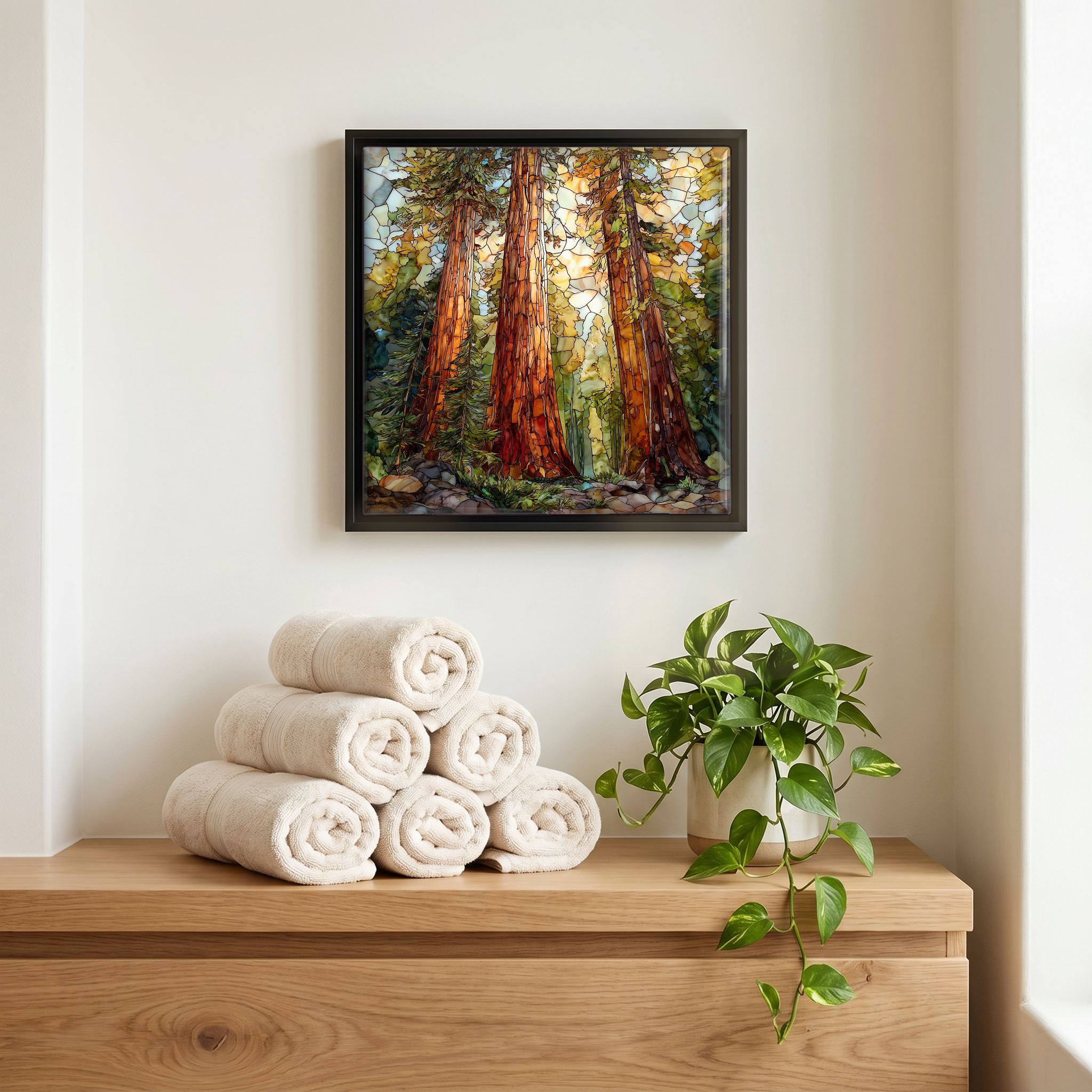 A quiet corner of the bath.