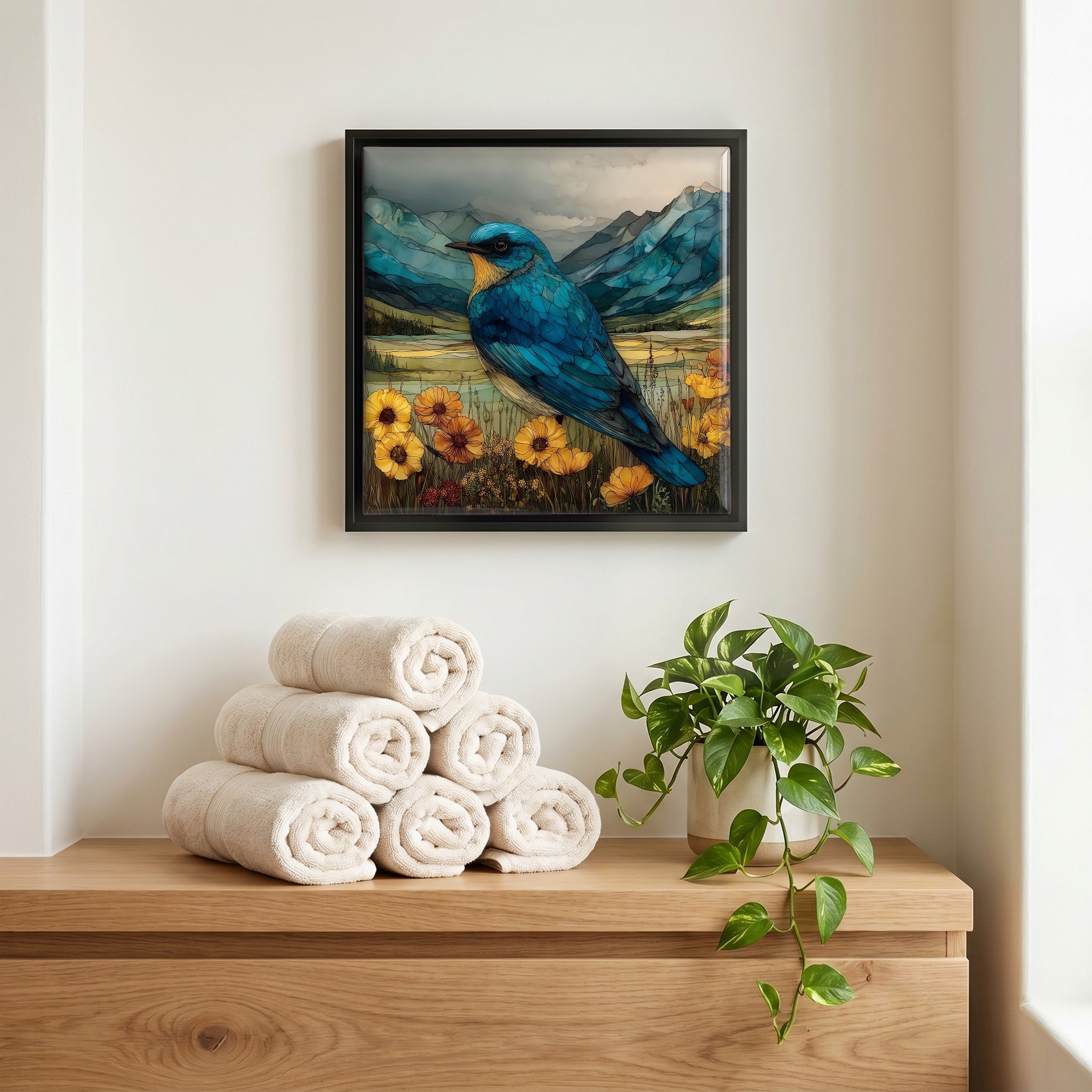 A quiet corner of the bath.