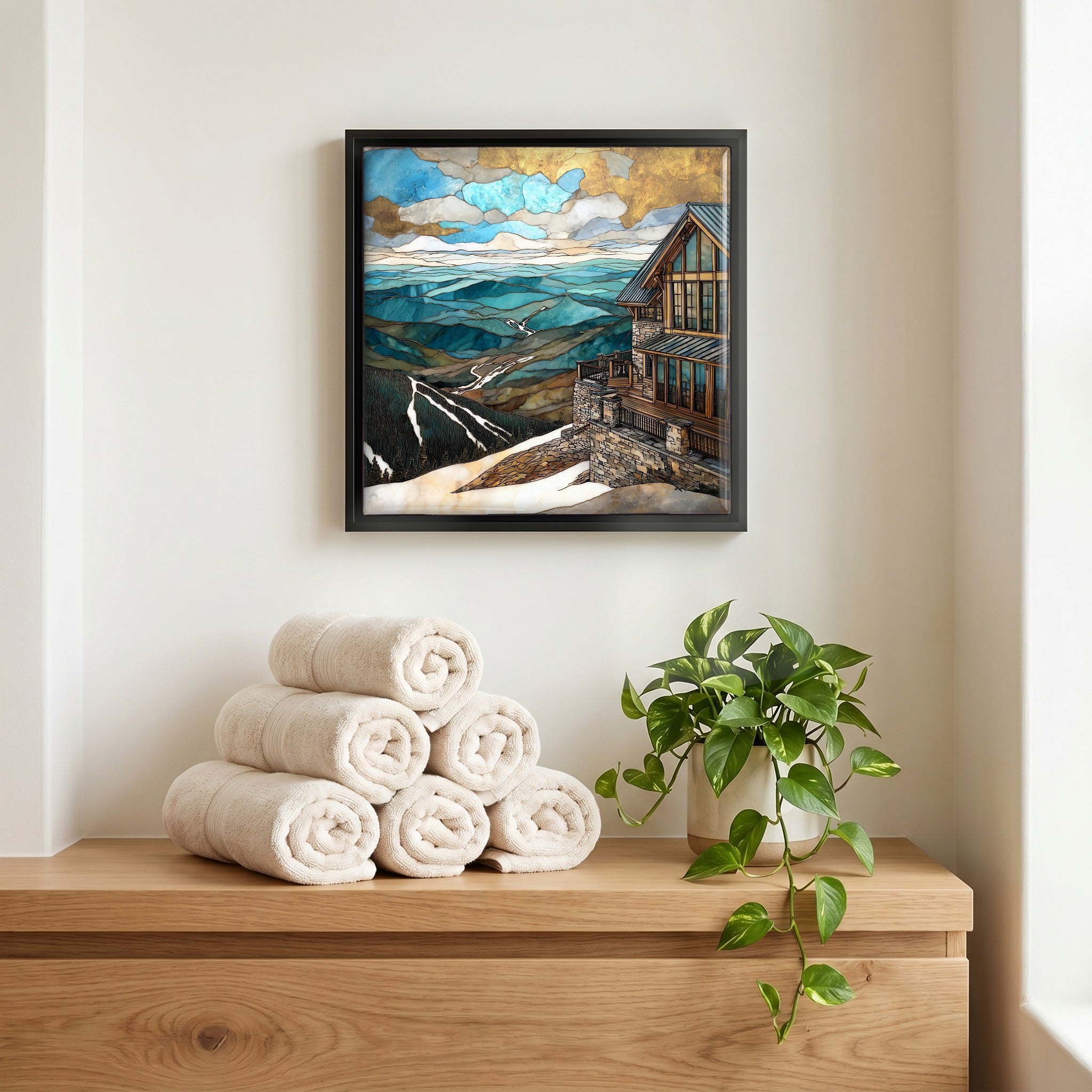 A quiet corner of the bath.