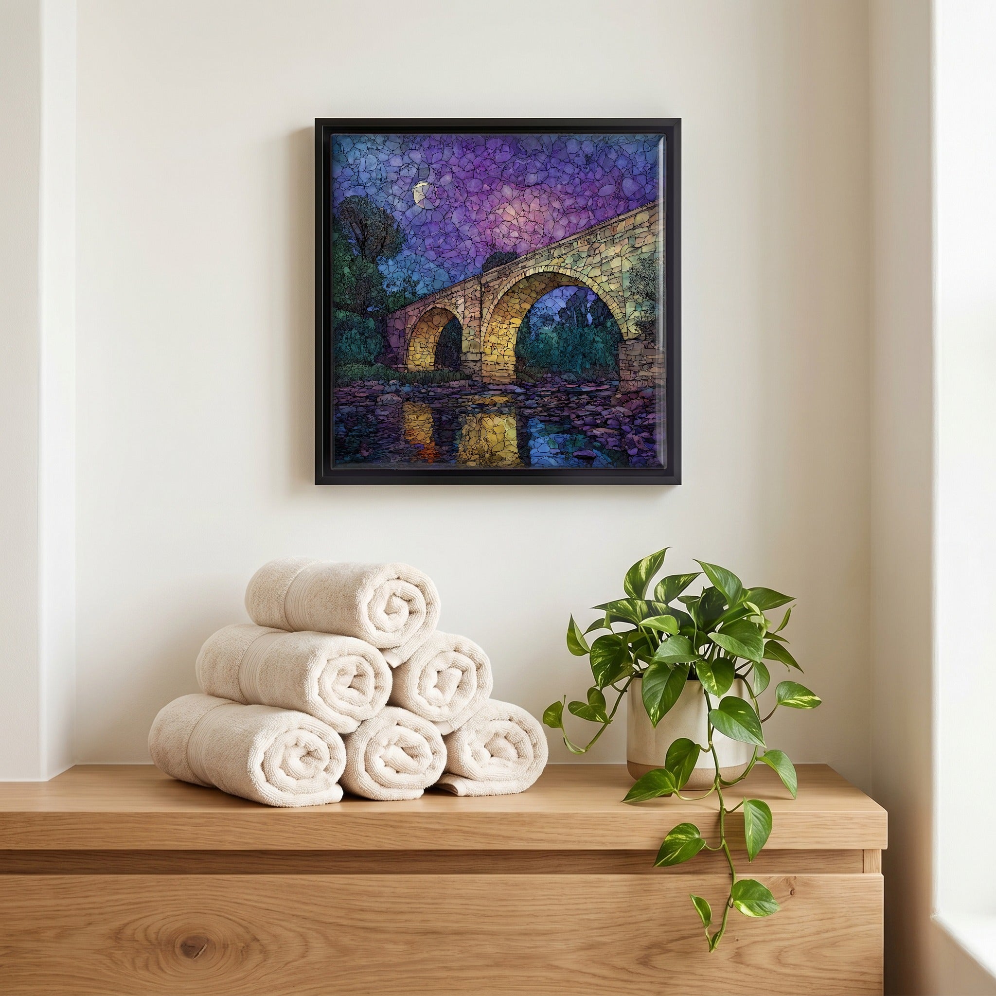 A quiet corner of the bath.