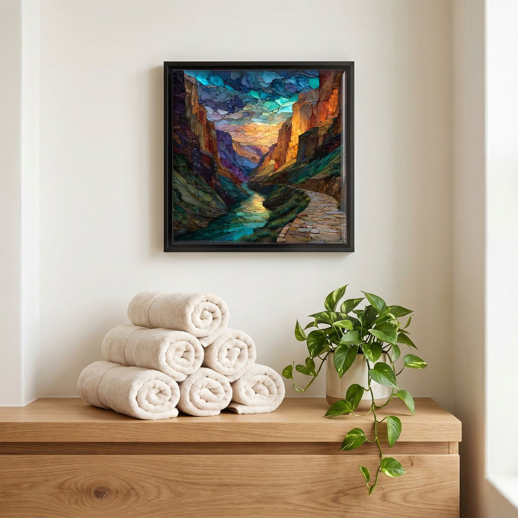 A quiet corner of the bath.