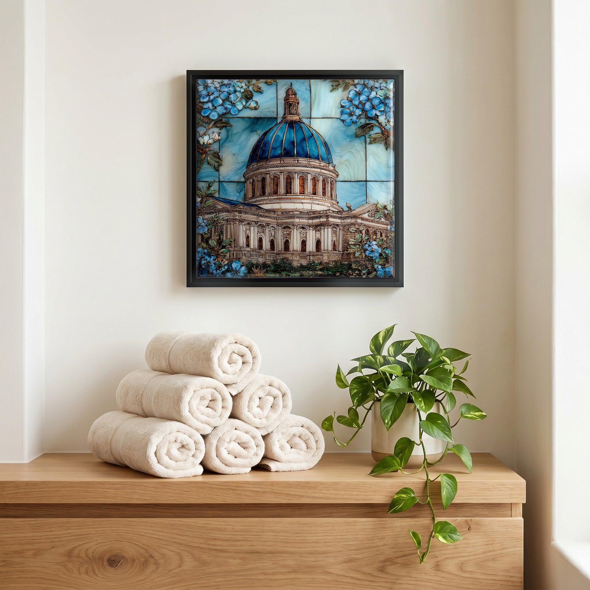 A quiet corner of the bath.