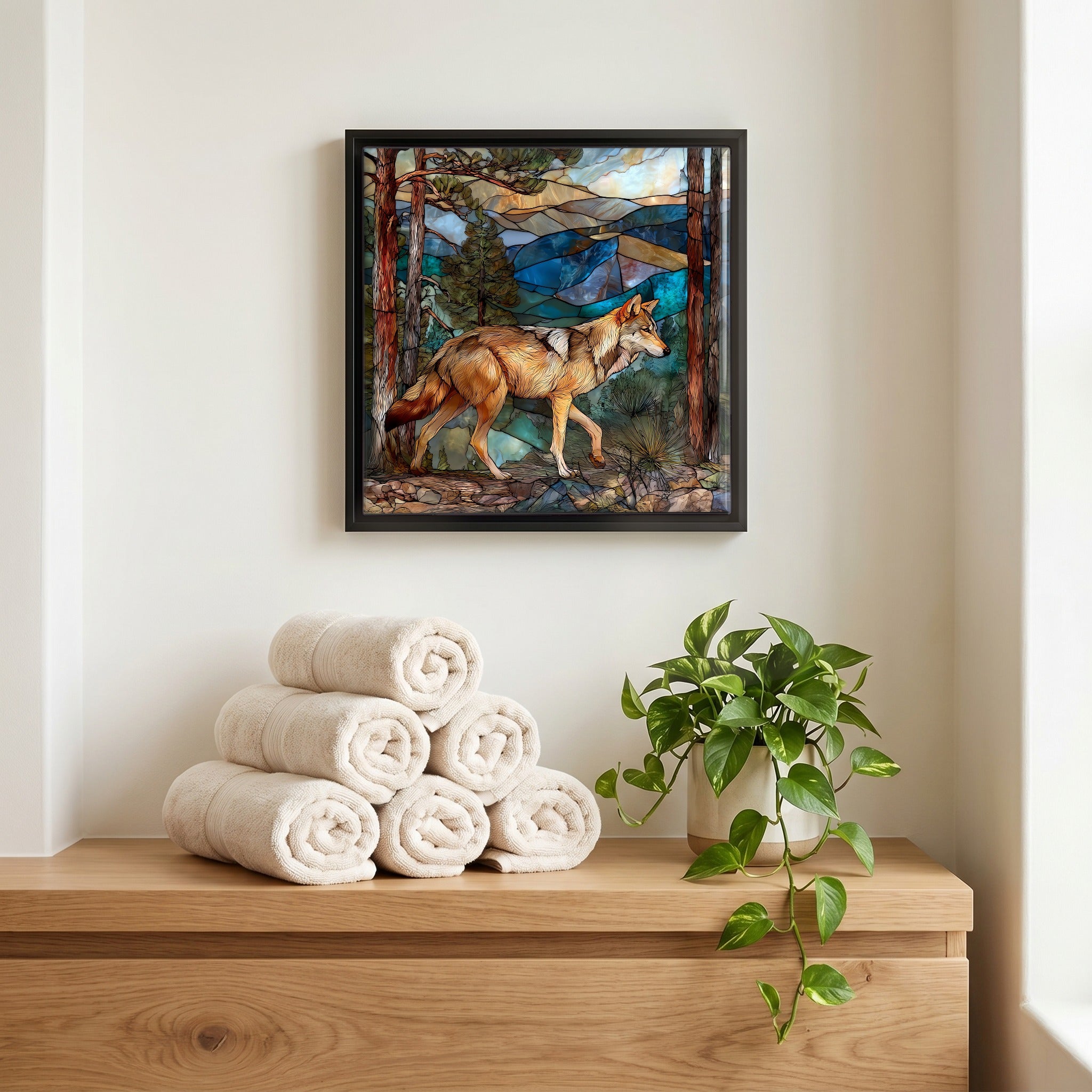 A quiet corner of the bath.