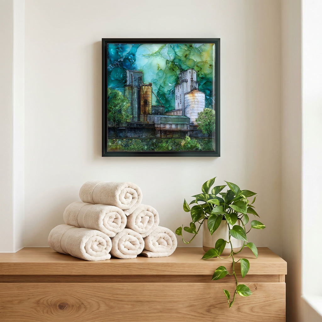 A quiet corner of the bath.