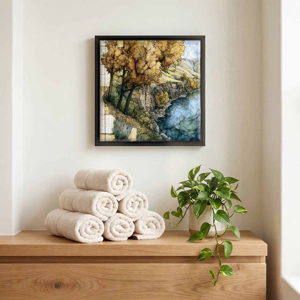 A quiet corner of the bath.