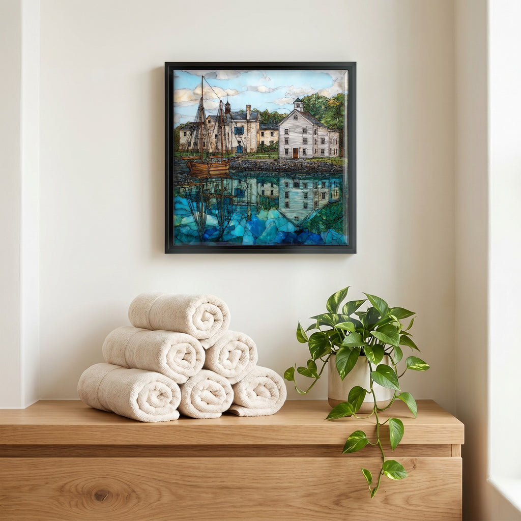 A quiet corner of the bath.