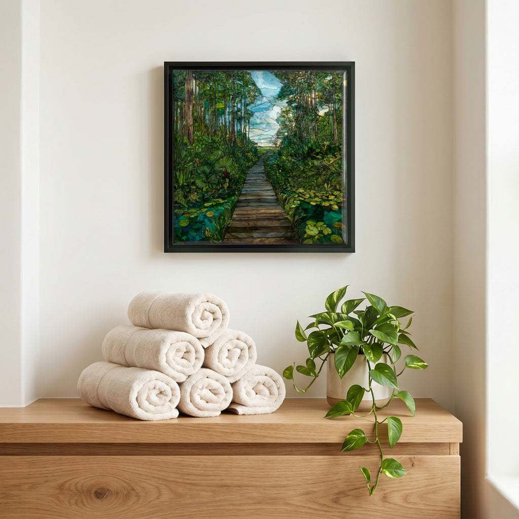 A quiet corner of the bath.