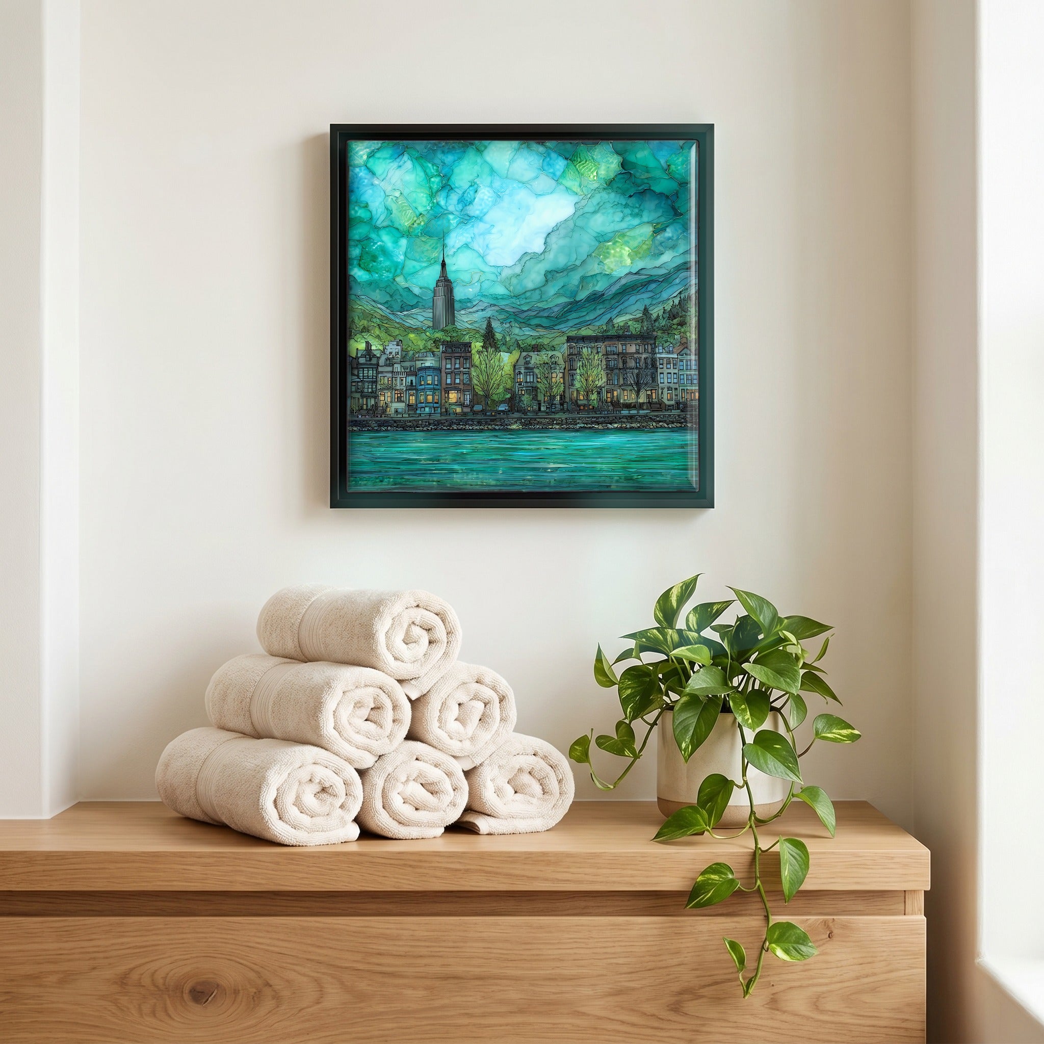 A quiet corner of the bath.