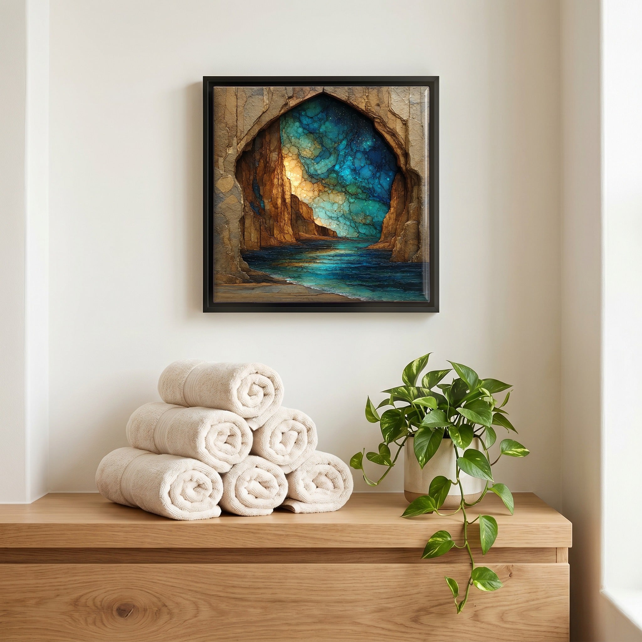 A quiet corner of the bath.