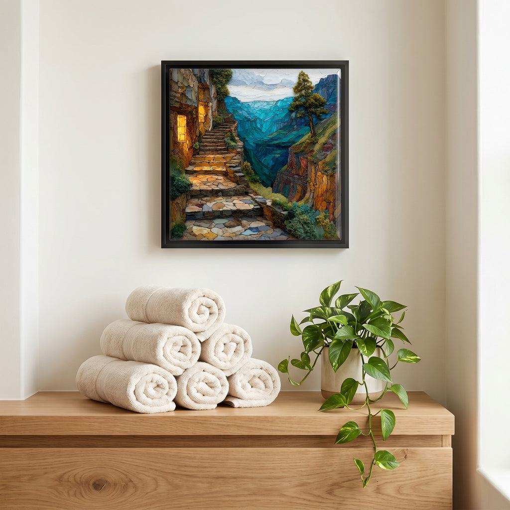 A quiet corner of the bath.