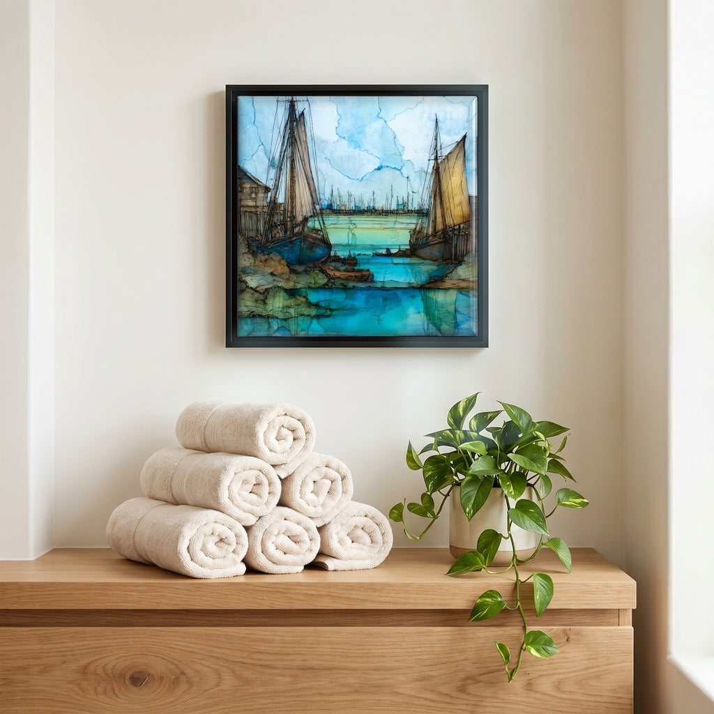 A quiet corner of the bath.