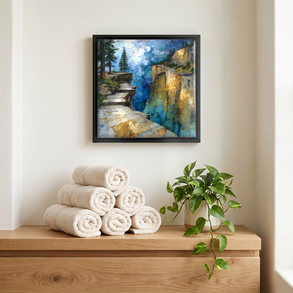 A quiet corner of the bath.