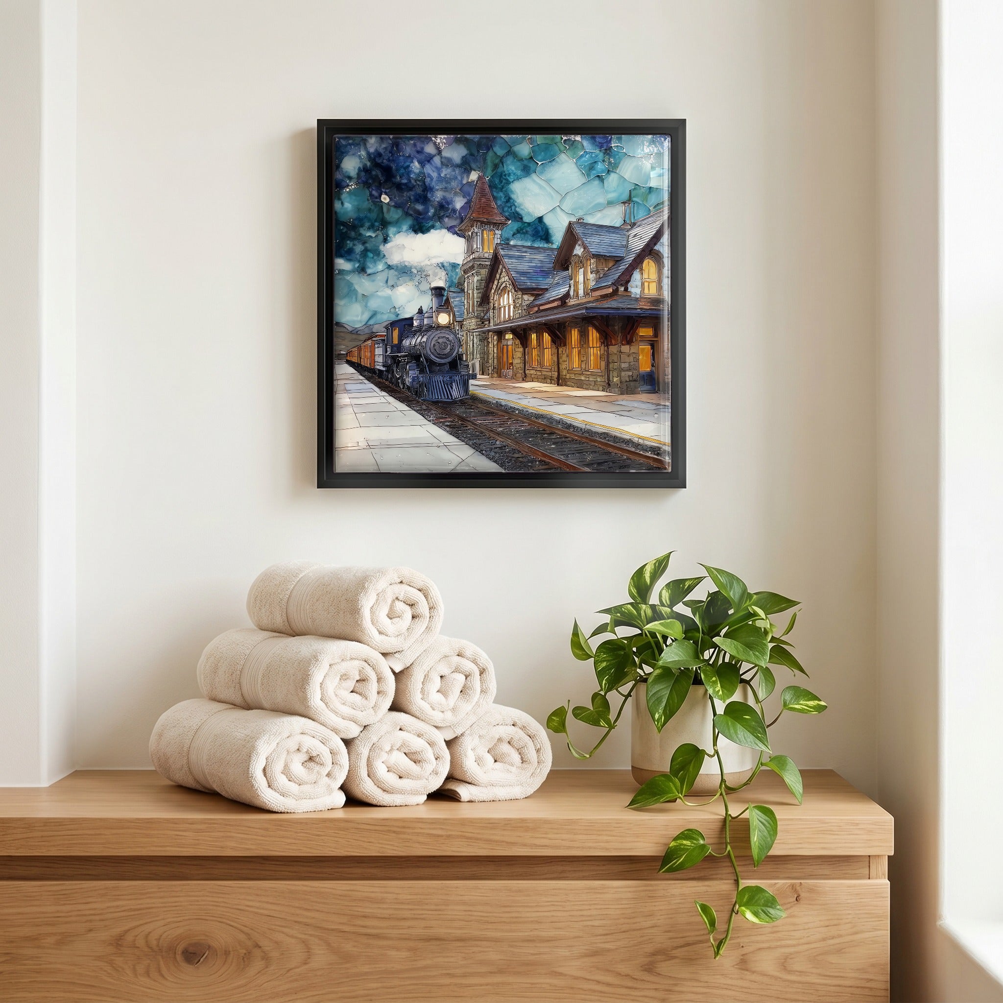 A quiet corner of the bath.