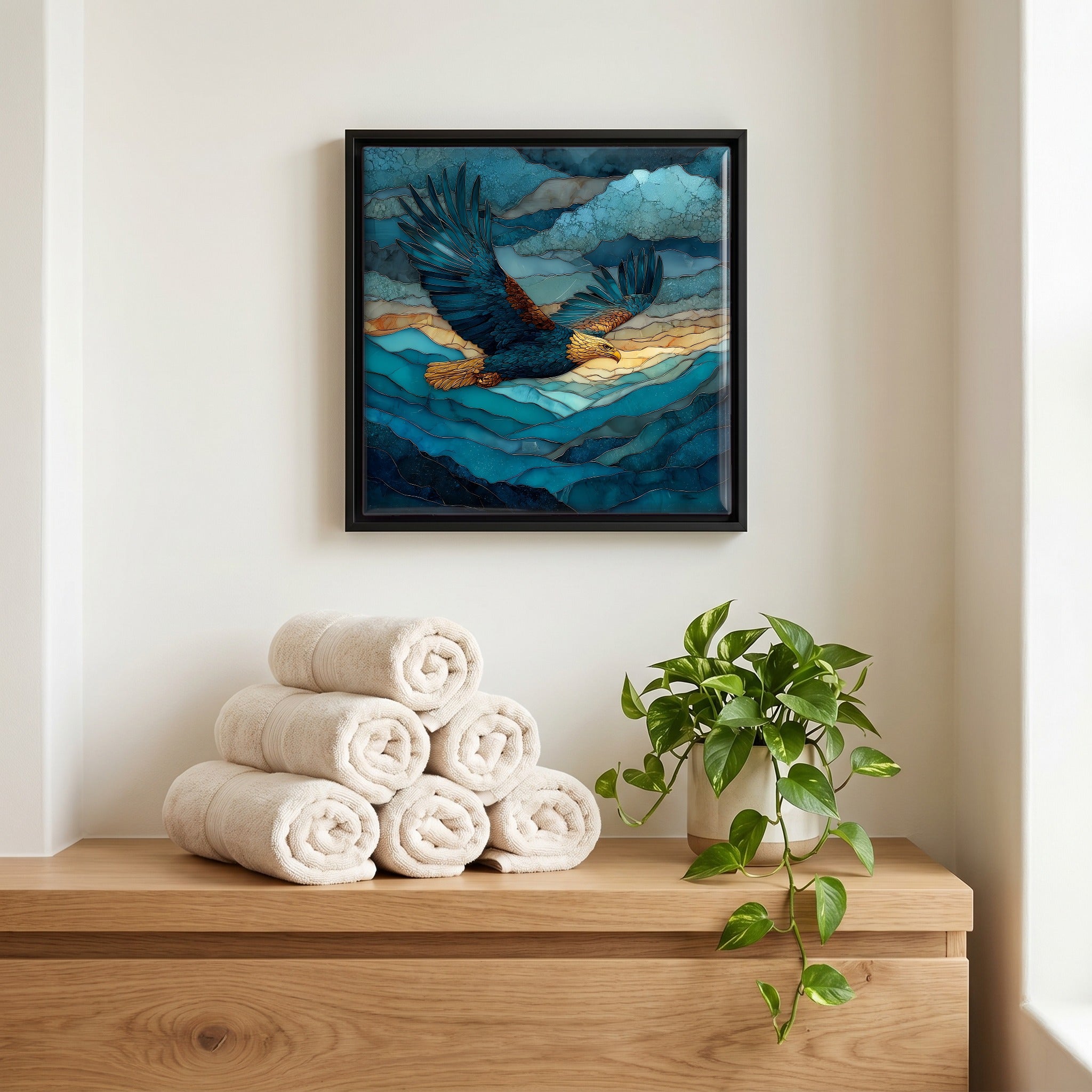 A quiet corner of the bath.