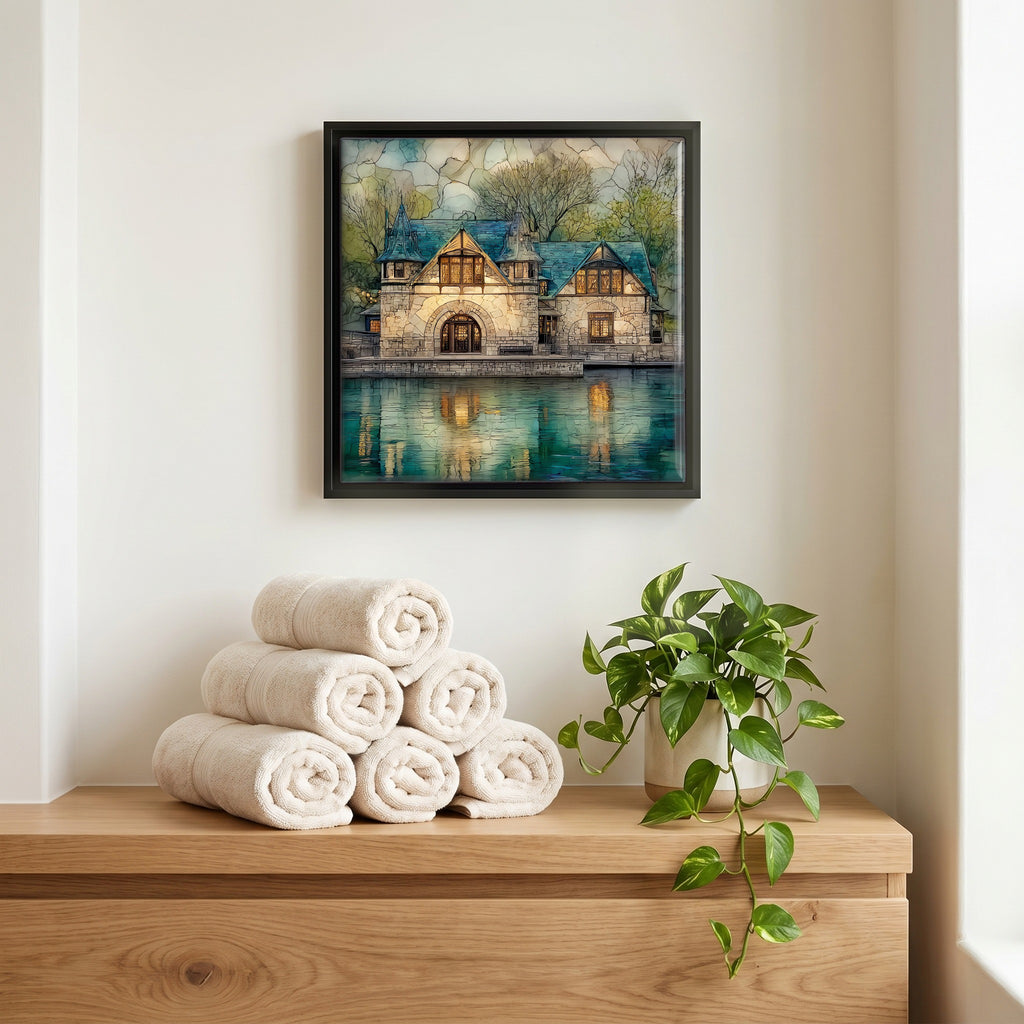 A quiet corner of the bath.