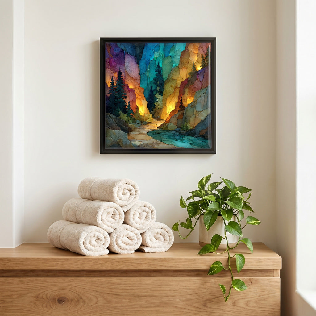 A quiet corner of the bath.
