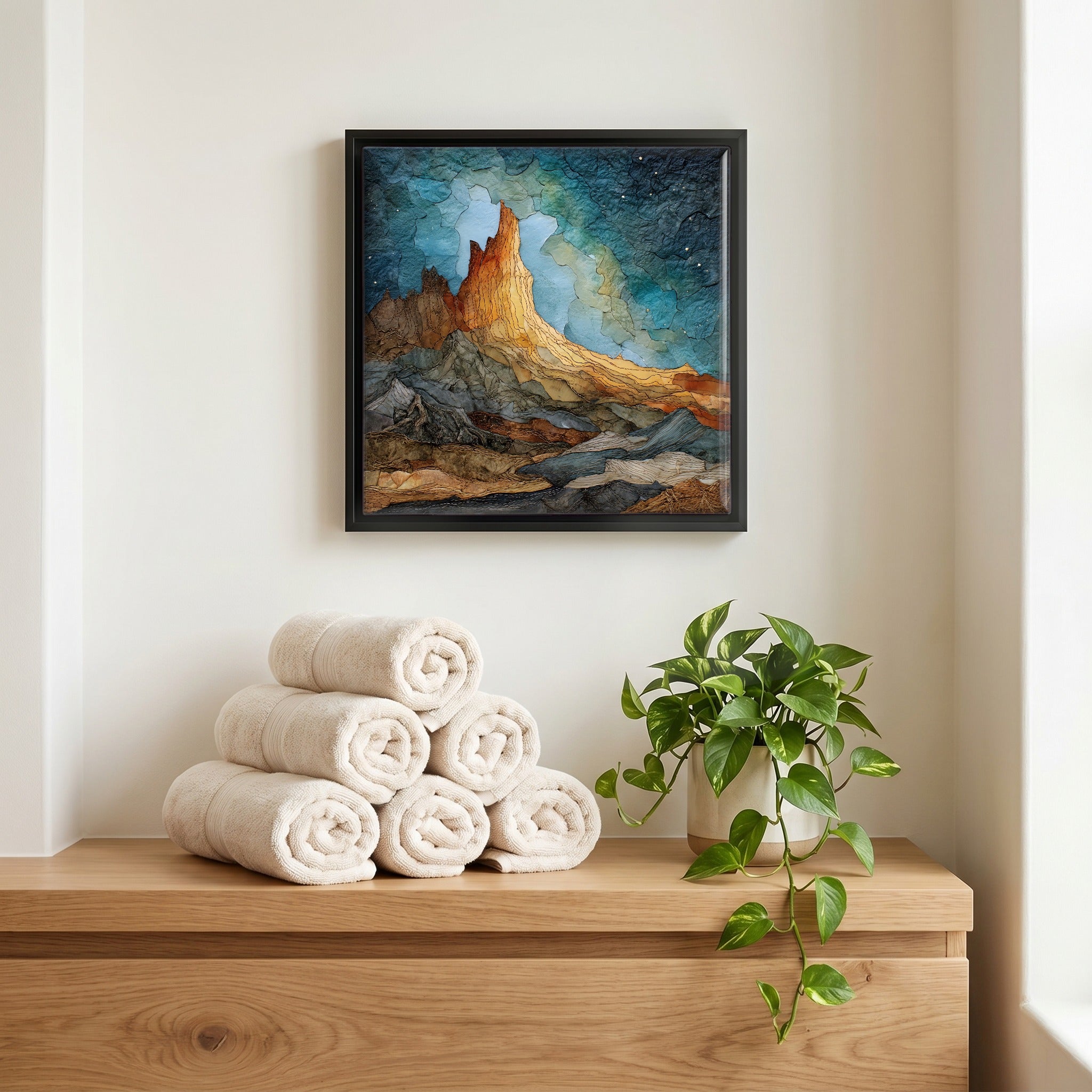 A quiet corner of the bath.